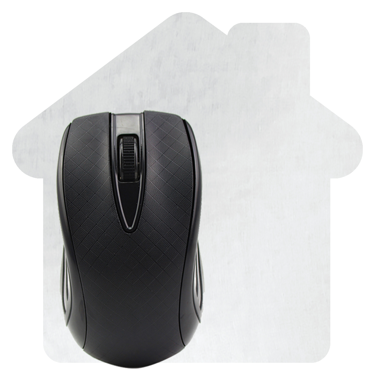 House Shaped Dye Sublimated Computer Mouse Pad 2