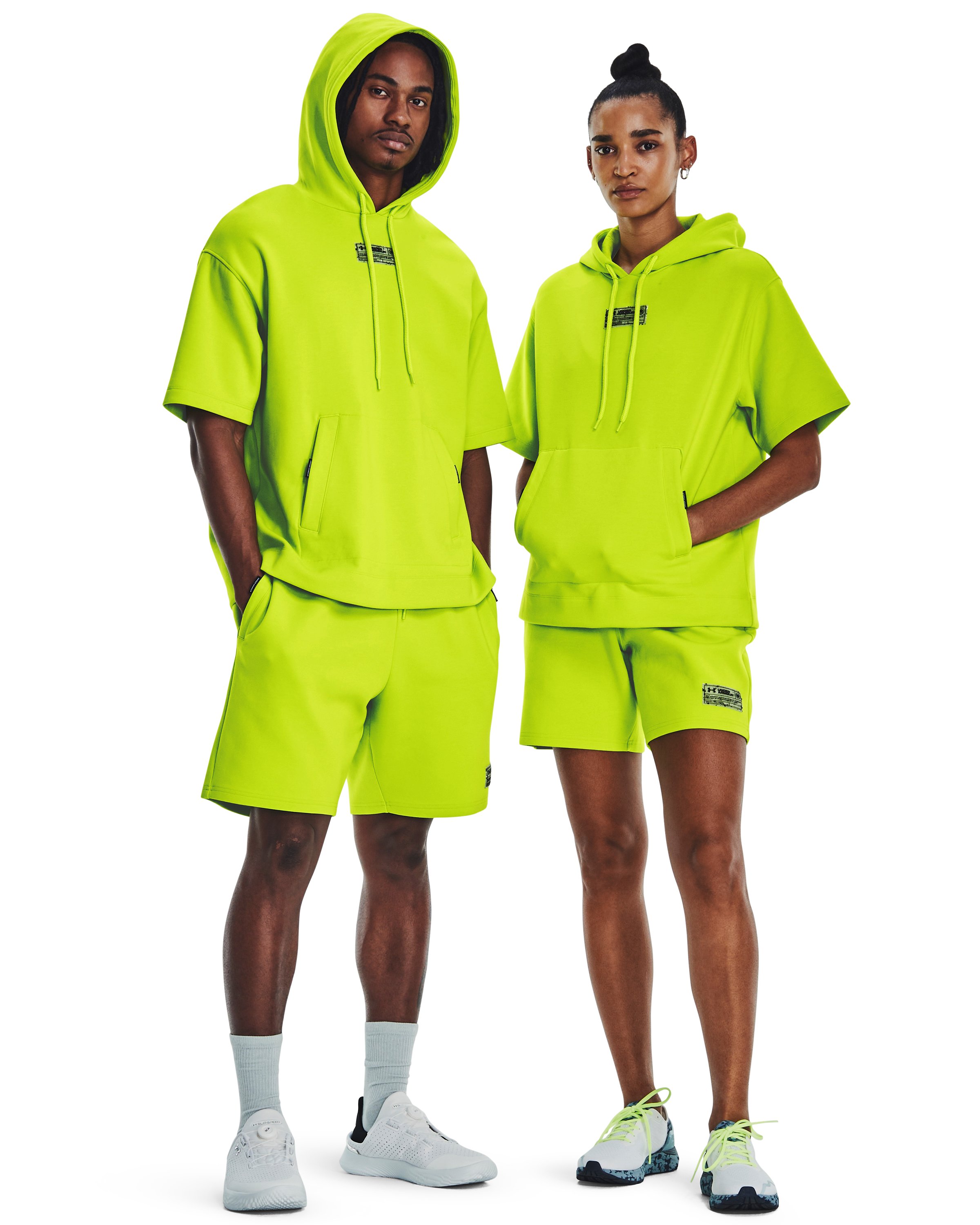 Unisex UA Summit Knit Short Sleeve Hoodie, custom hoodie or sweatshirt with logo imprint 4