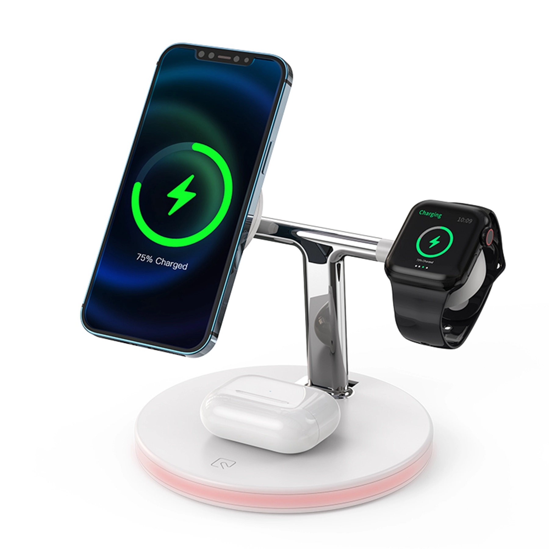 15W Magnetic 3-in-1 Wireless Charger 8