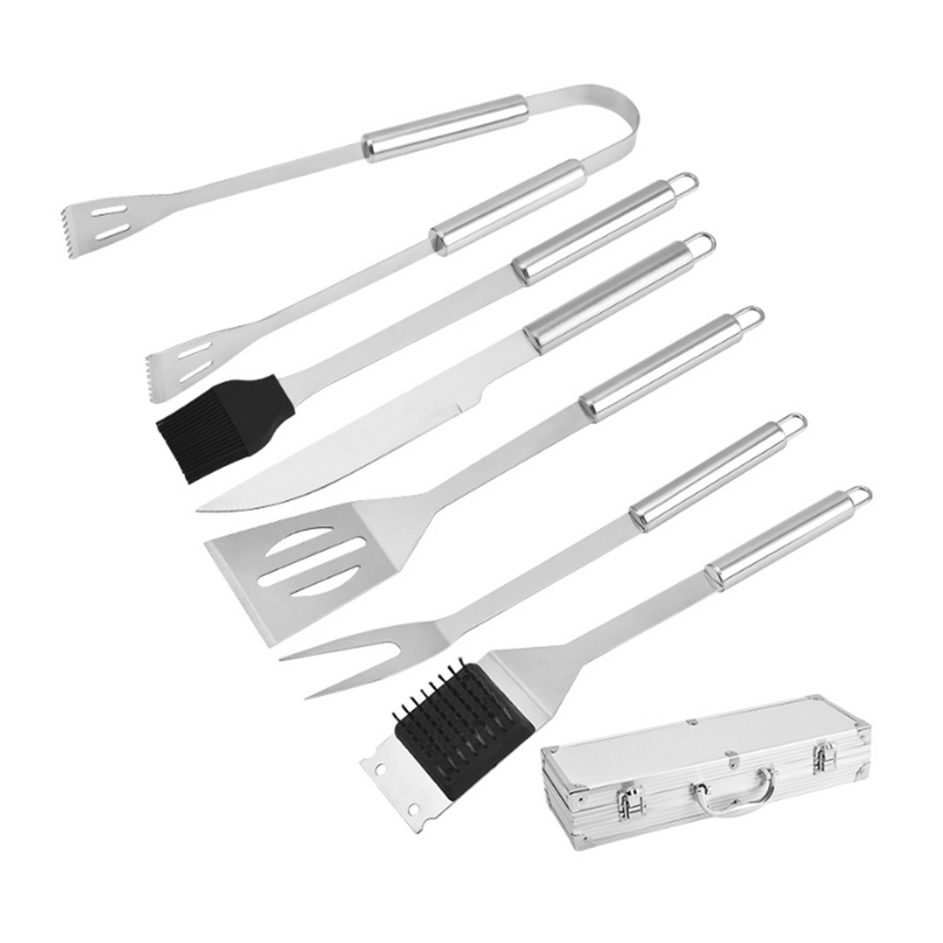 BBQ Tools Set With Aluminum Box 1