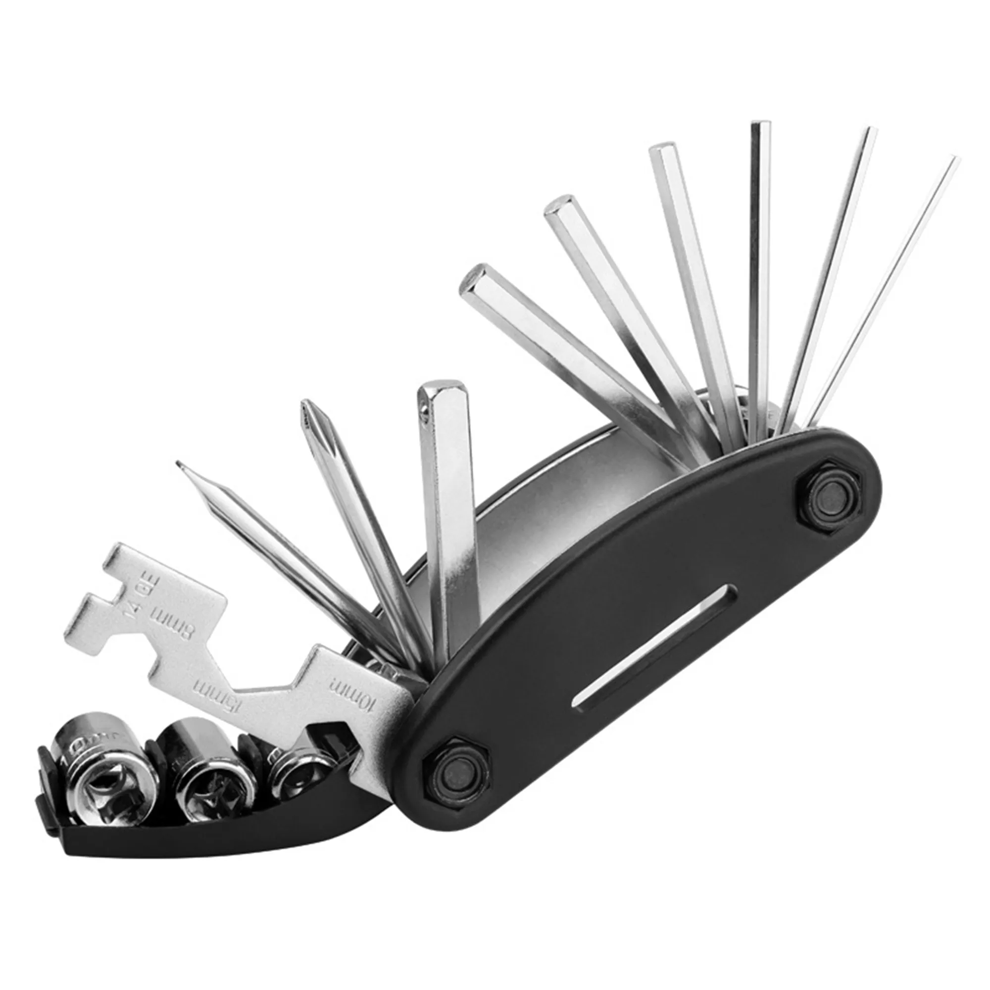 Portable Foldable 16 In 1 Bike Tool Kit 3