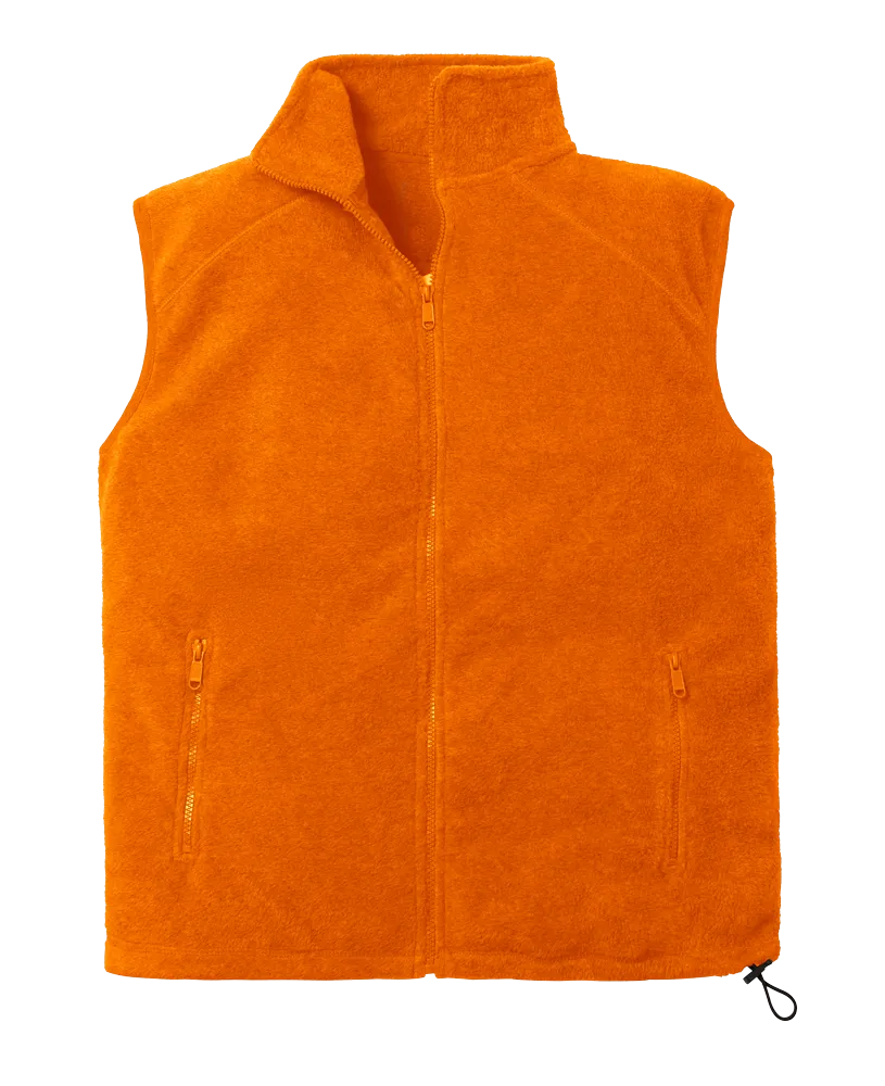 Adult Micro Fleece Zip Front Vest 52