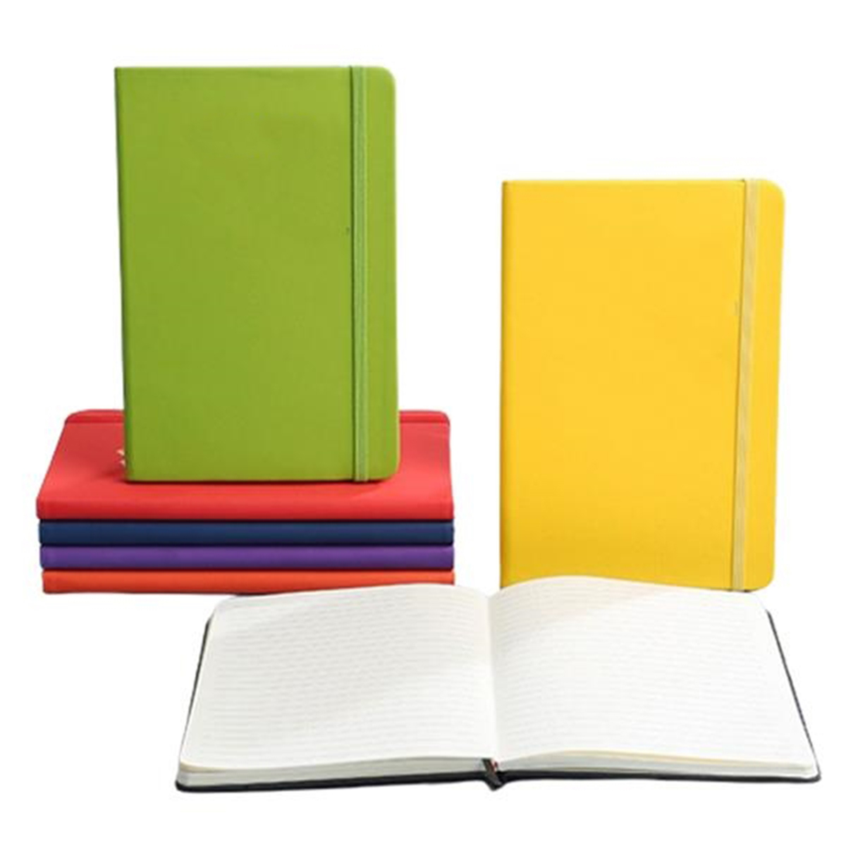 A6 PU Leather Notebook W/ Pen Holder 4