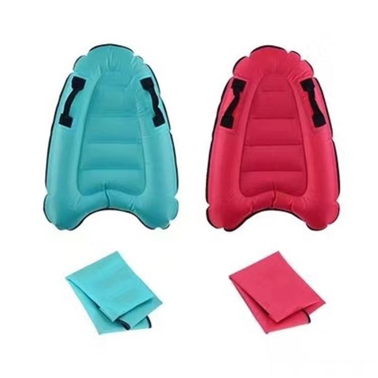 Kids Inflatable Boogie Board Lightweight Swimming Floating Surfboard 2