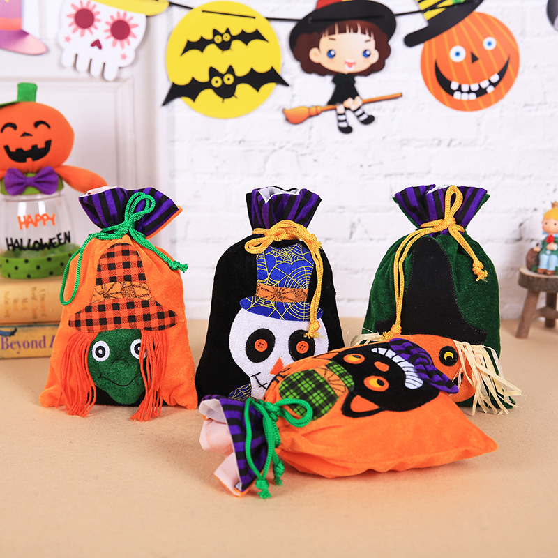 Halloween Drawstring Bags, Trick Or Treat Gift Bags 3