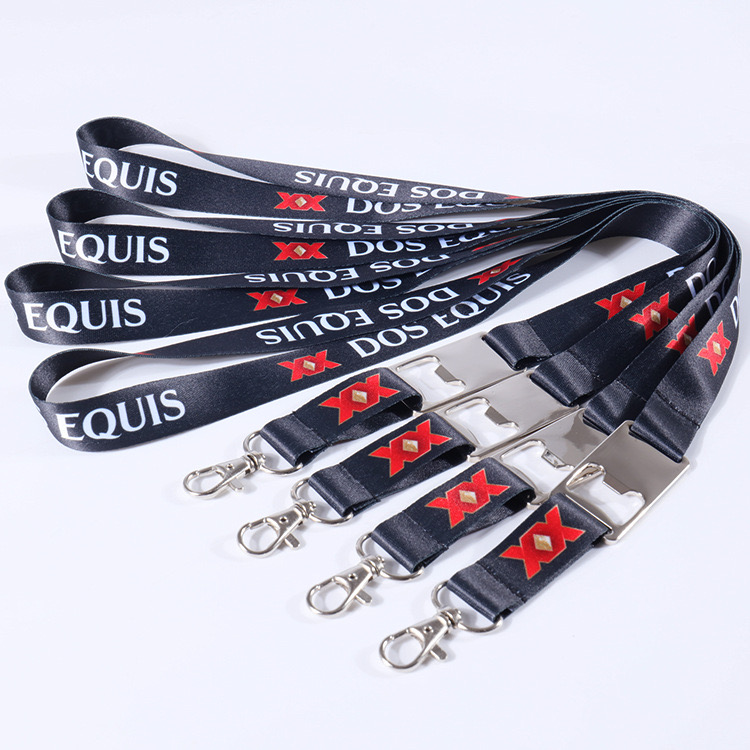 Dye Sublimation Lanyard with Metal Bottle Opener 2