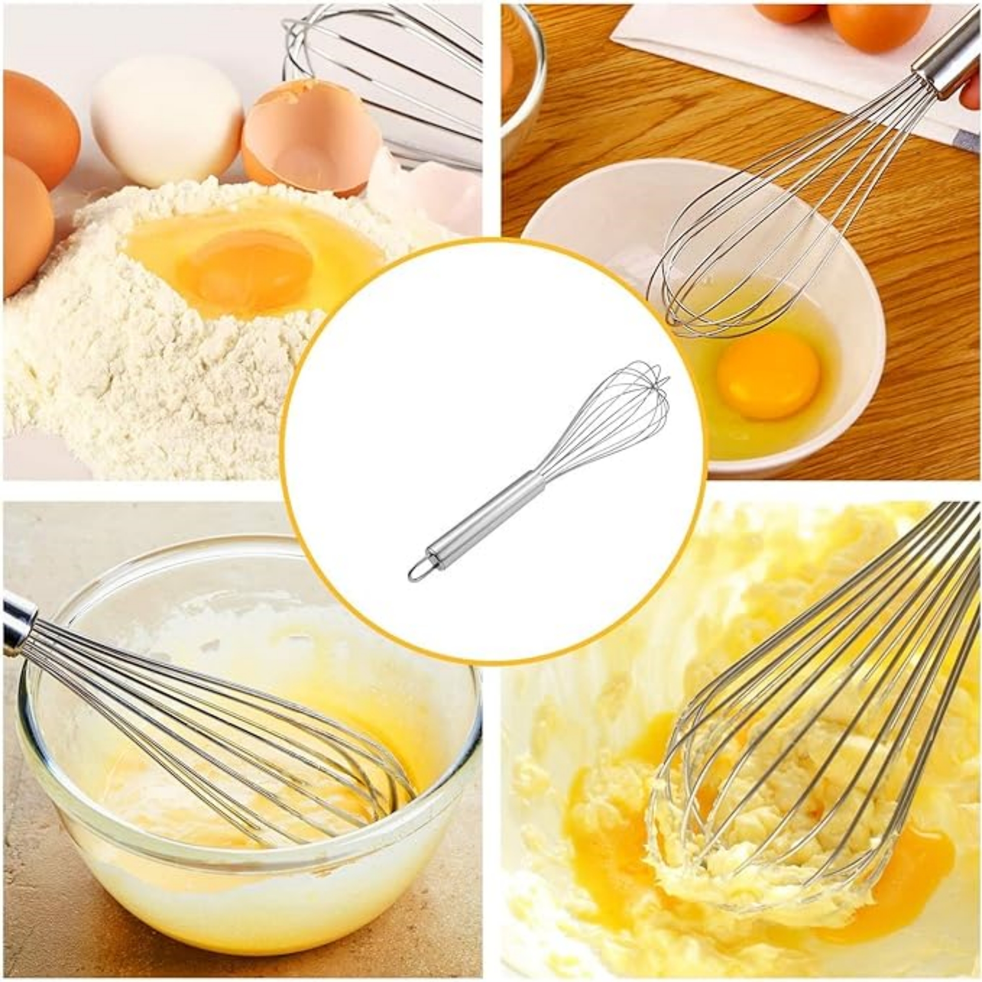 8" Stainless Steel Whisk 4