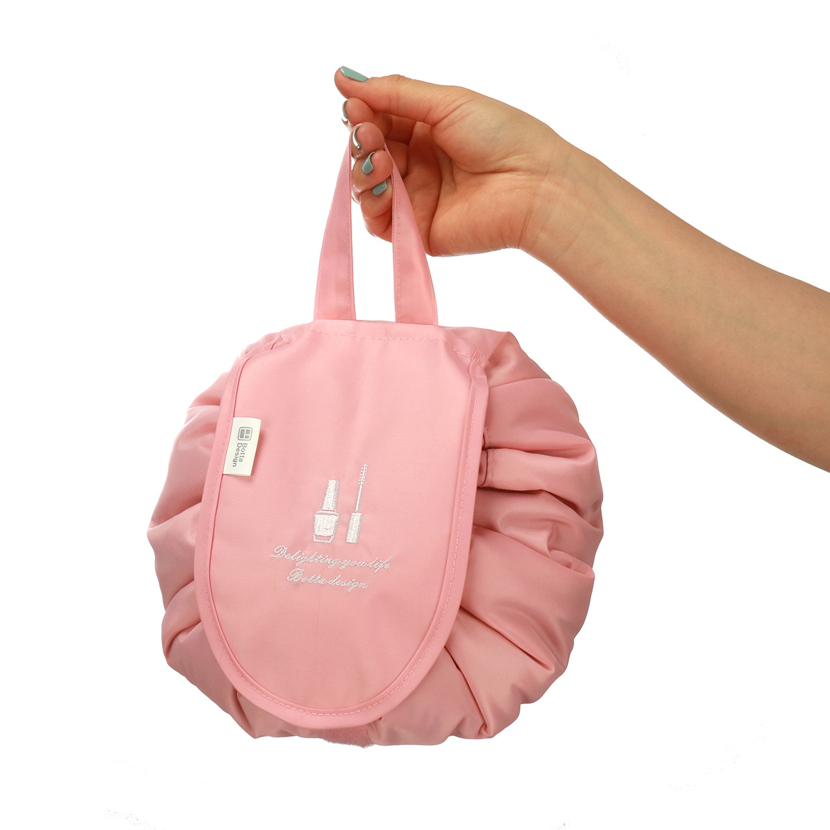 Large Capacity Portable Drawstring Toiletry Bag 2