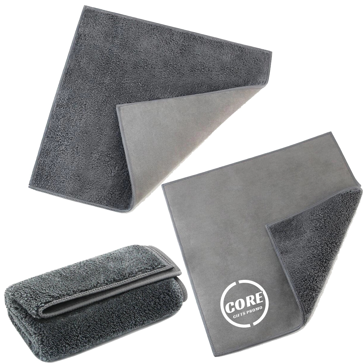 Double Sided Cleaning Washing Suede Towel 5