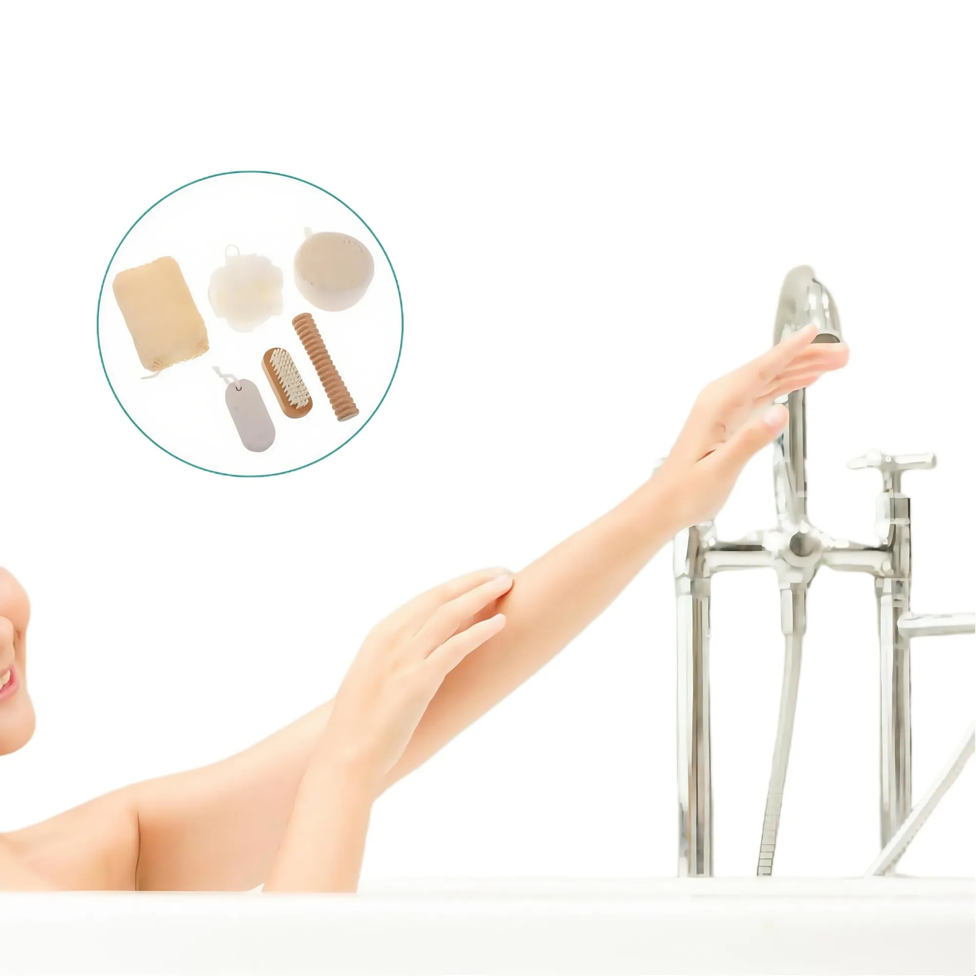 Luxury 6-Piece Bath Set for Spa-Quality Relaxation&Skin Care 9
