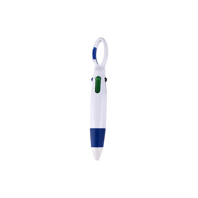 Four Color Retractable Button Pen Plastic 2