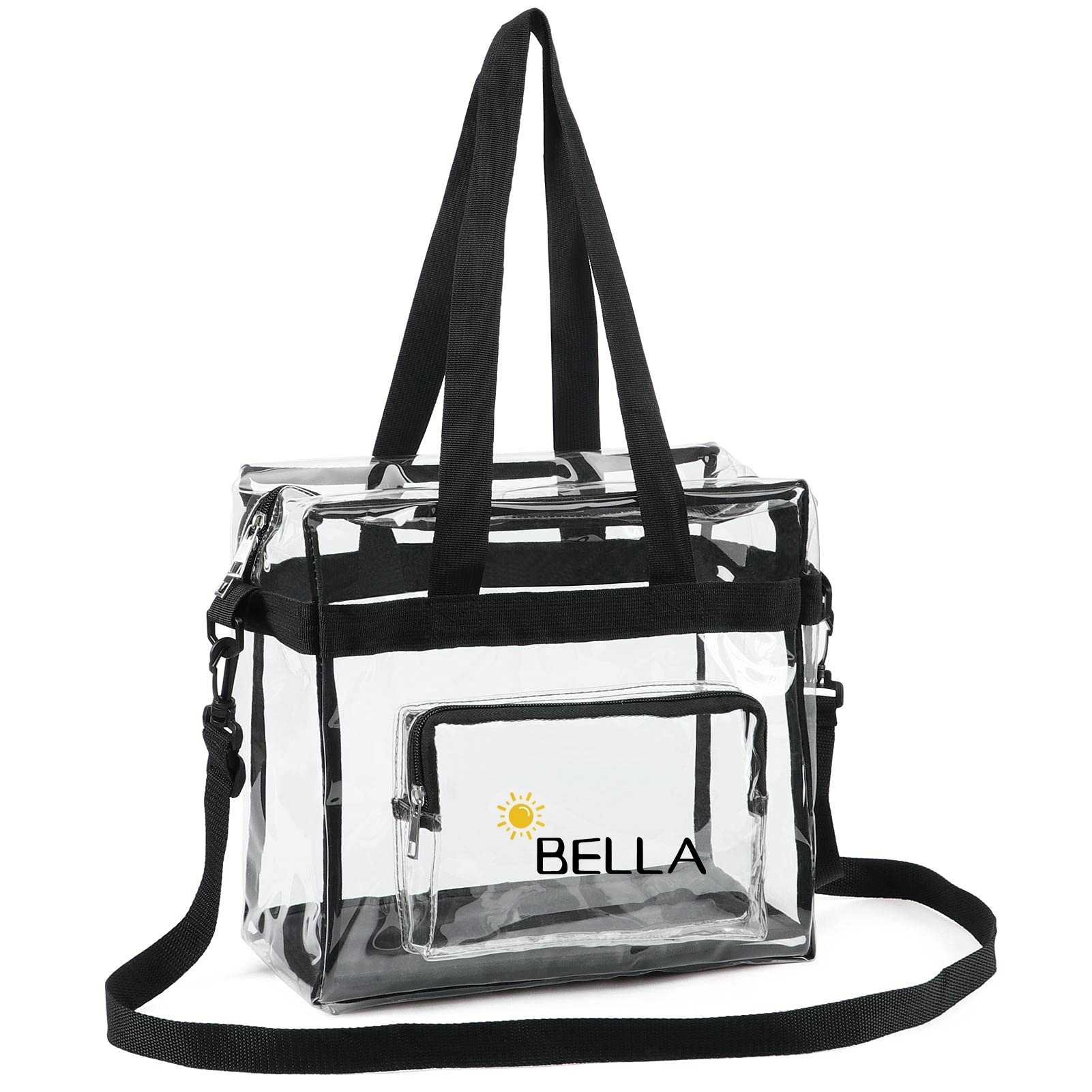 Clear Tote Bag With Handles & Adjustable Strap 2
