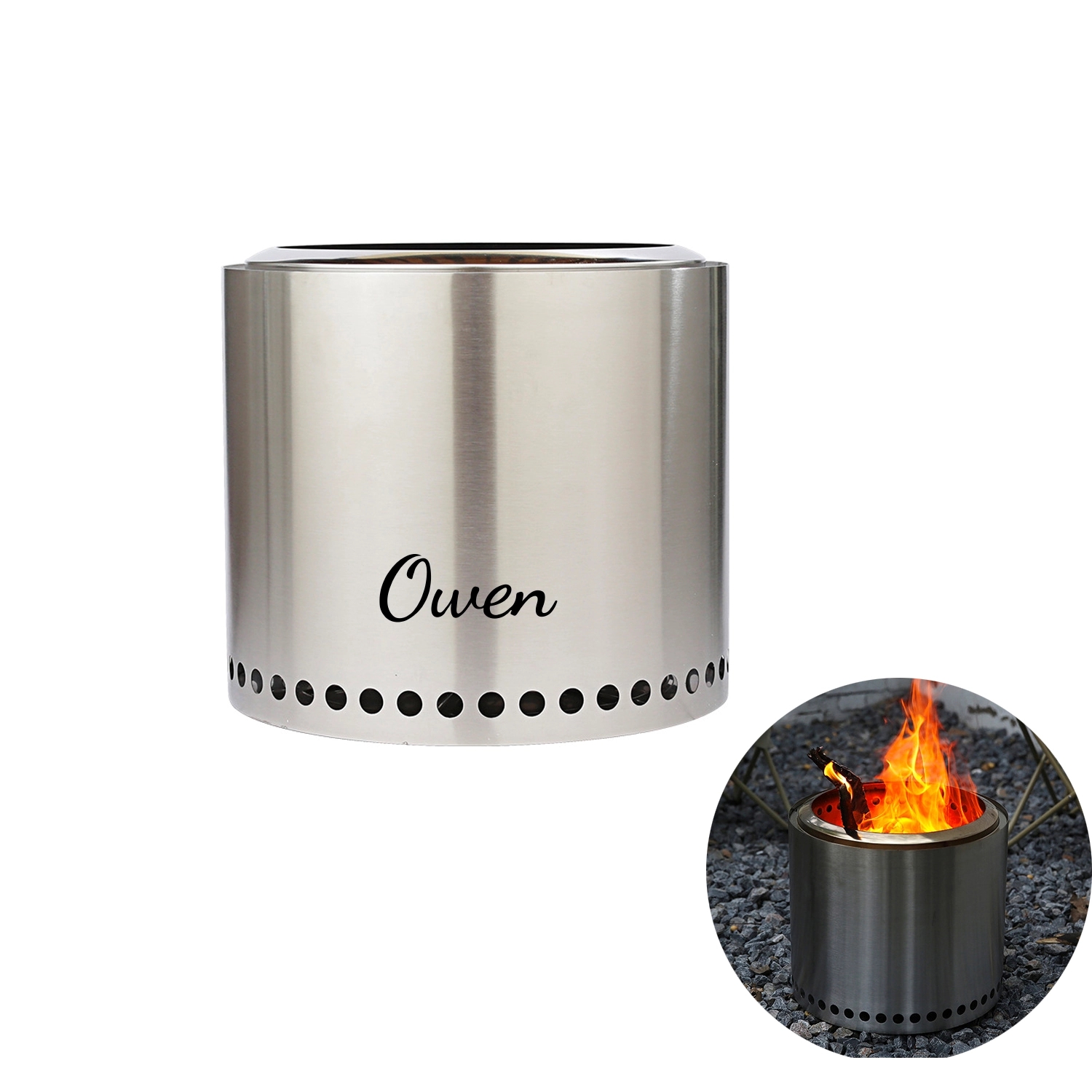 Stainless Steel Fire Pit 2