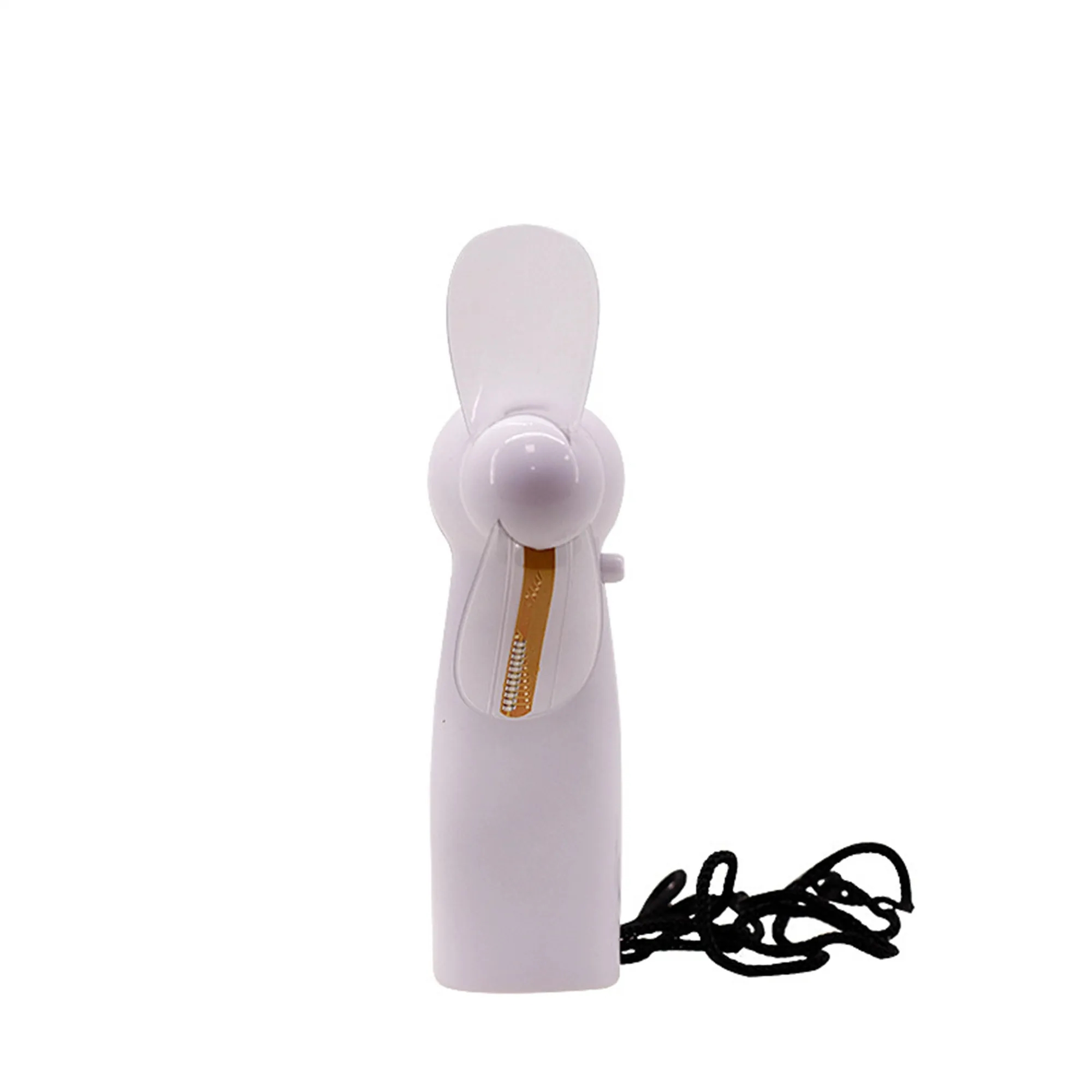Mini LED Flashing Handheld Fan with Changeable Word 4