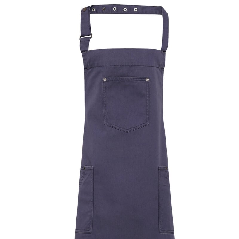Artisan Collection By Reprime Unisex Cotton Chino Bib Apron 29