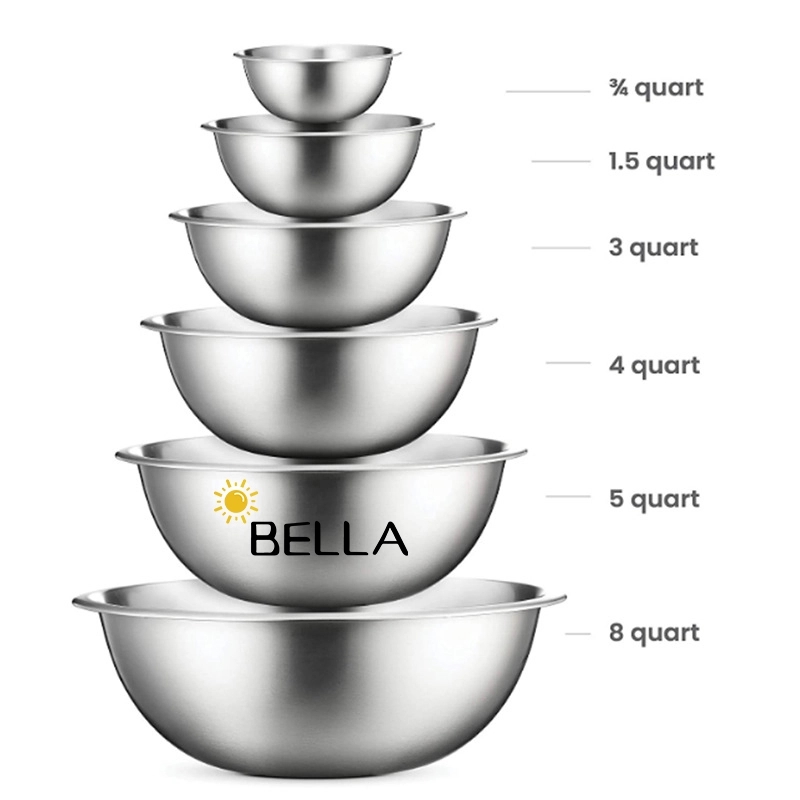 Stainless Steel Mixing Bowls (Set of 6) 2