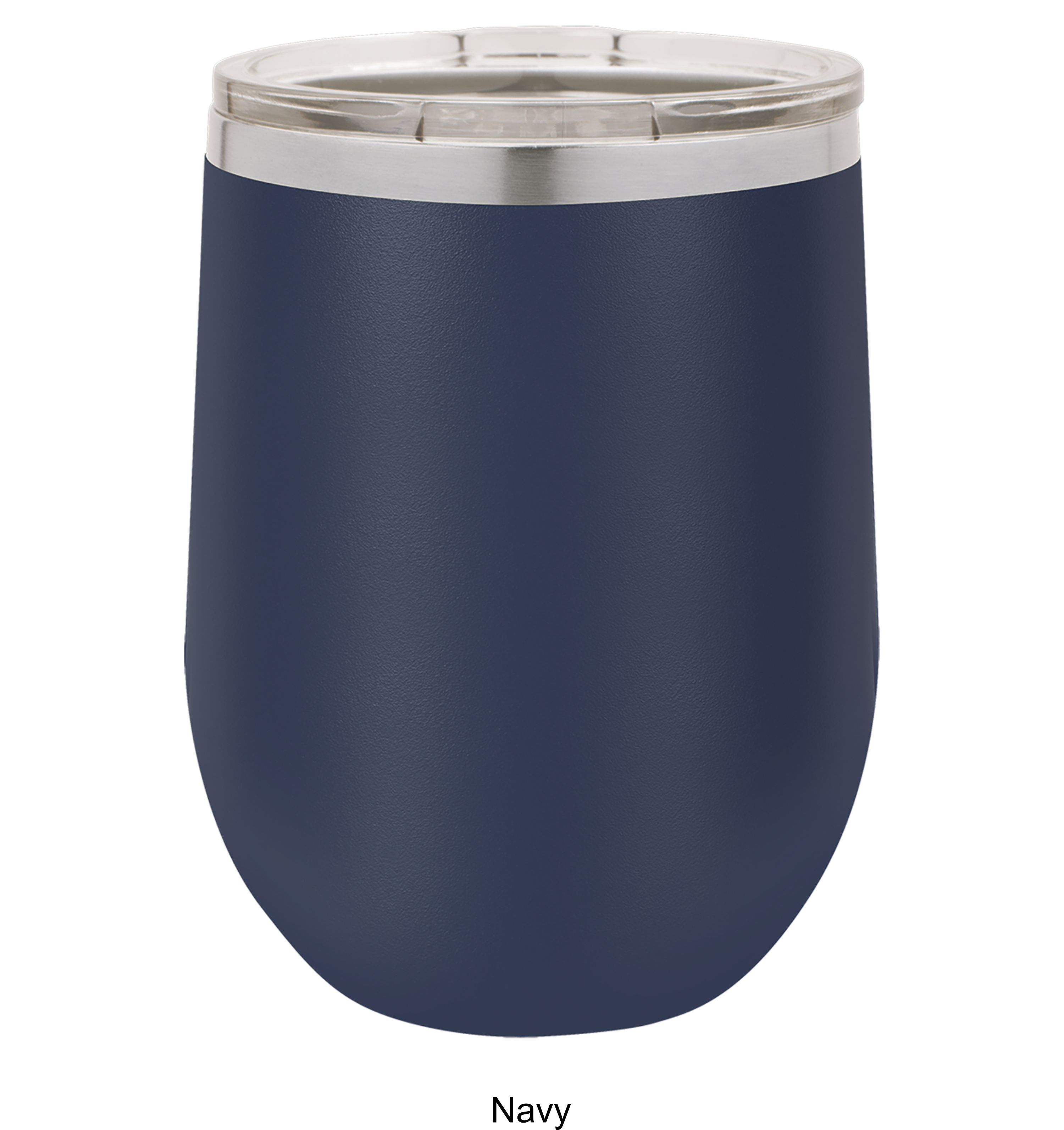 12 Oz. Polar Camel Stemless Wine Glass w/Lid Stainless Steel 15