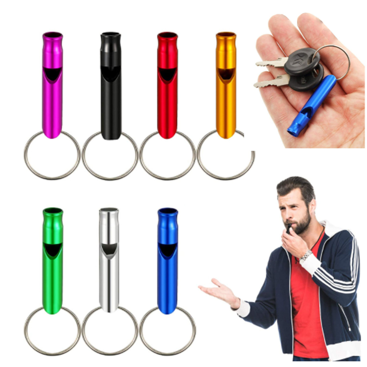 Aluminum Emergency Survival Whistle