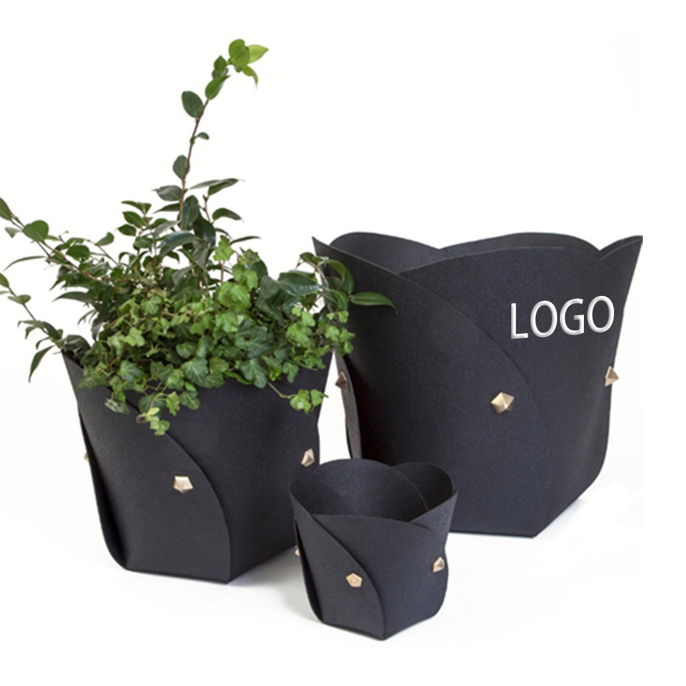 Petal Shape Leather Flower Pot 5