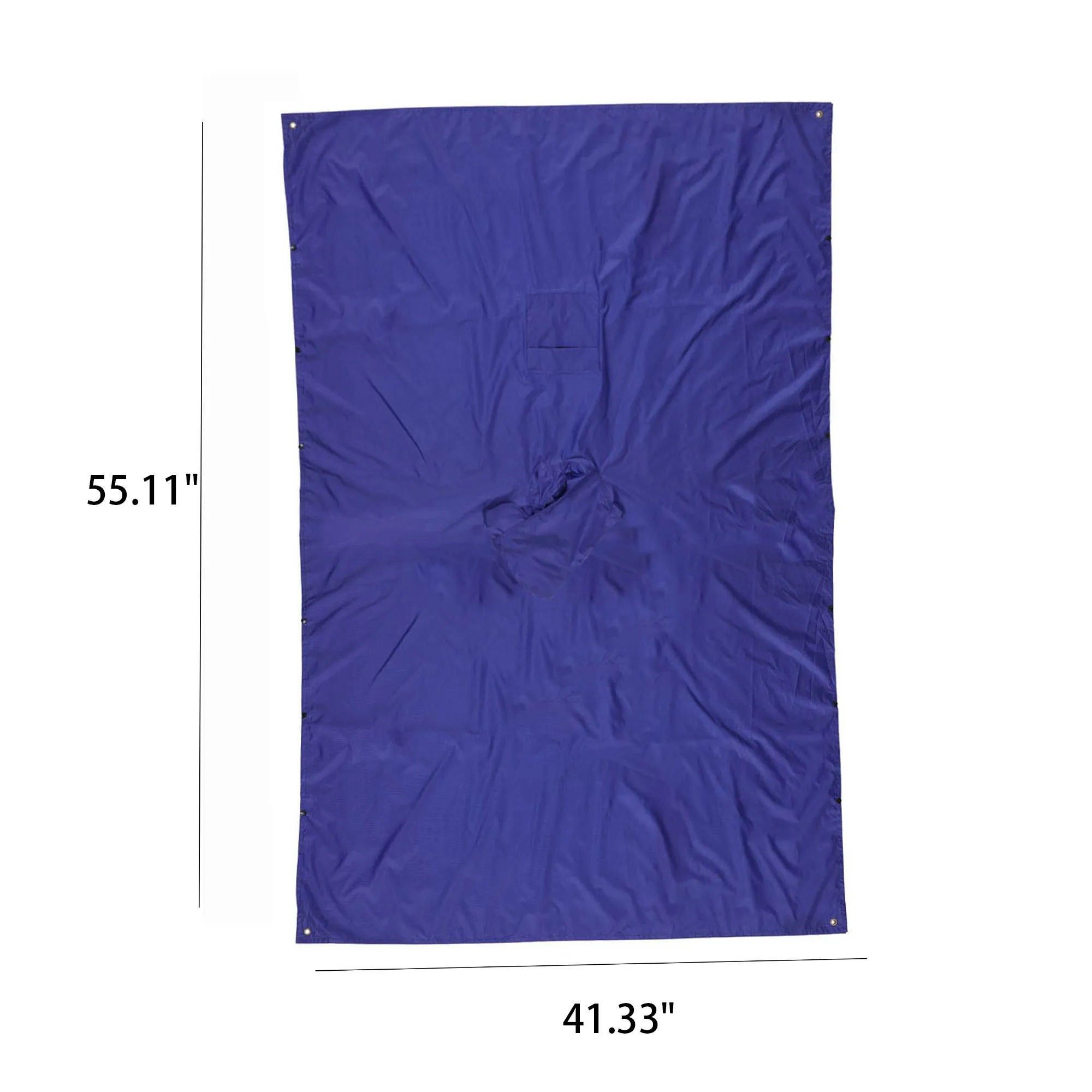 Drawstring Hooded Rain Poncho 13
