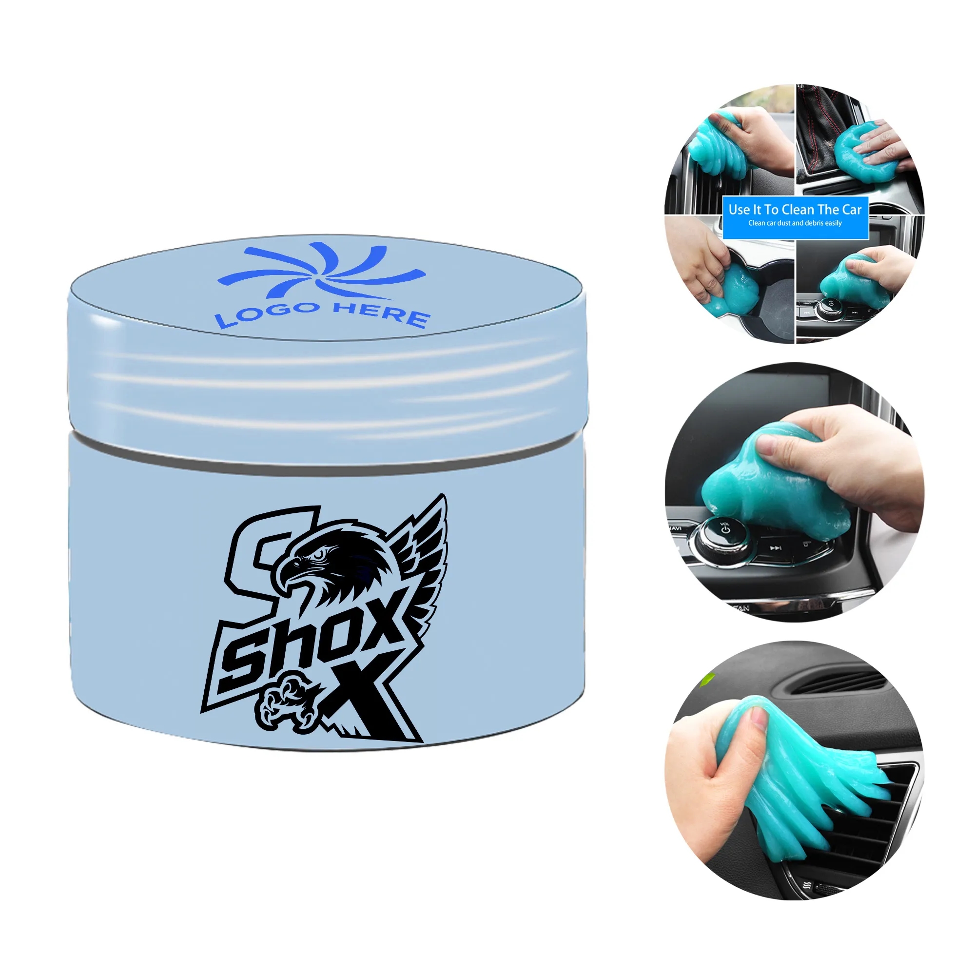 MOQ 20 Multifunctional Dust Removal Car Cleaning Gel 2