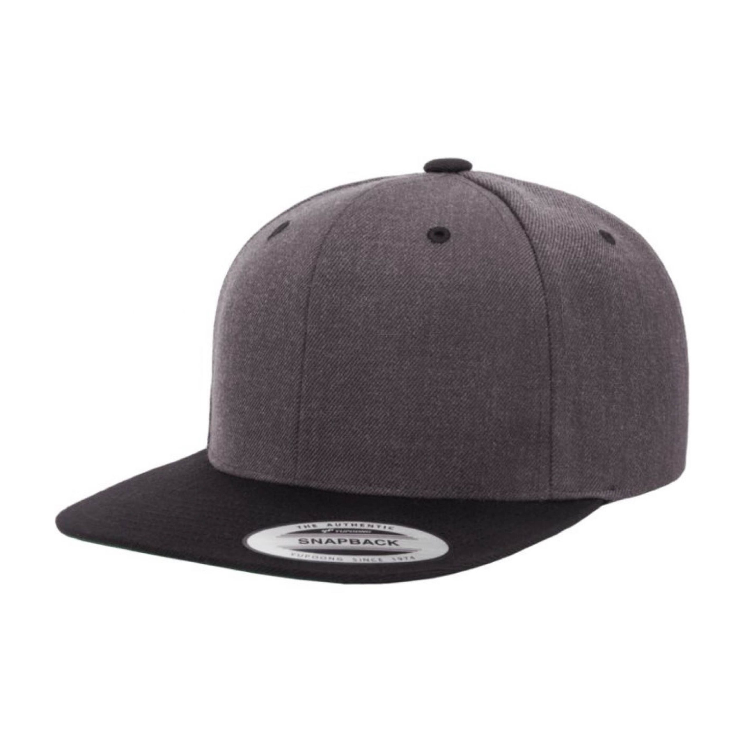 Yupoong 6089M YP Classics Premium Flat Bill Snapback Hat with Embroidery 3