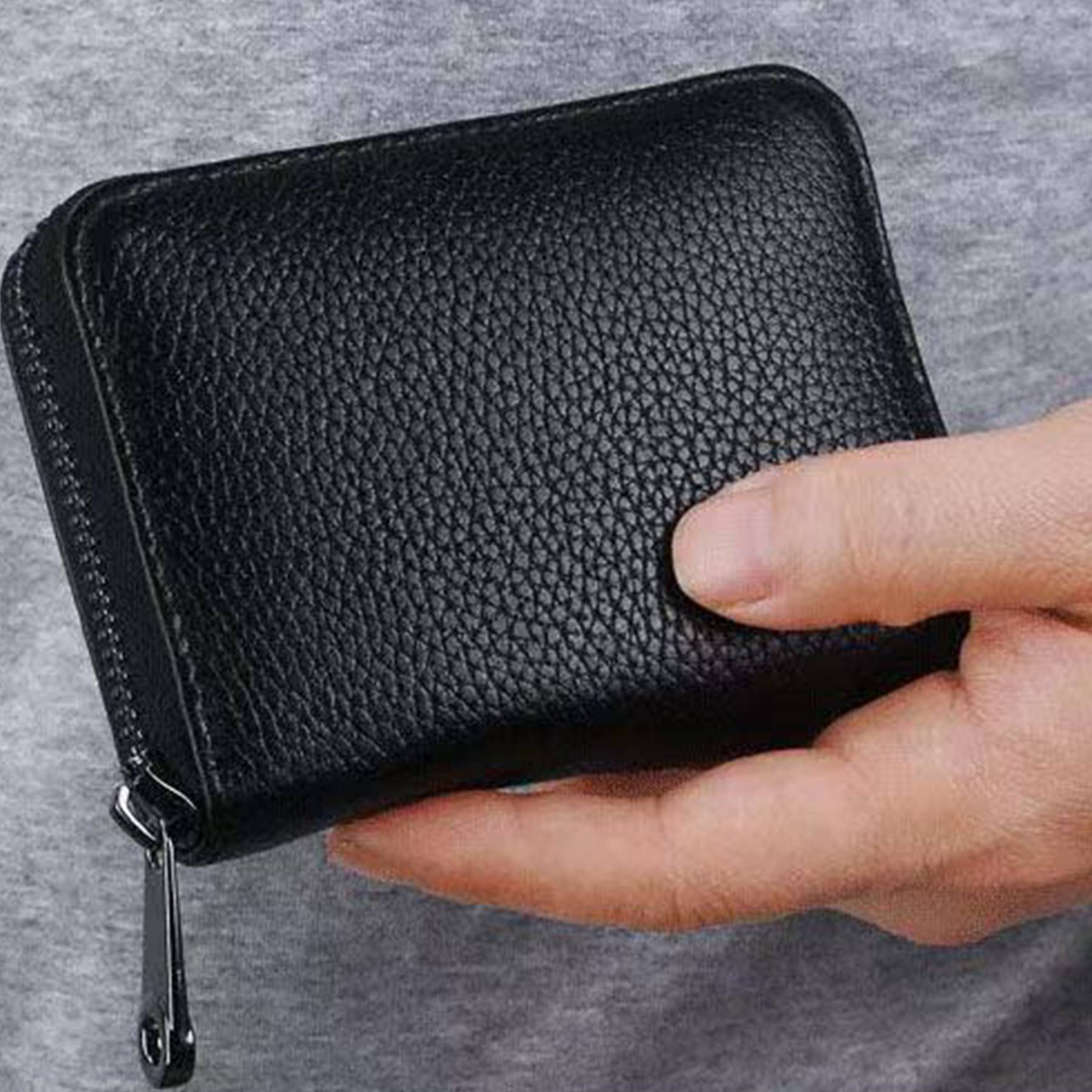 PU Anti Theft Wallet Card Case 3