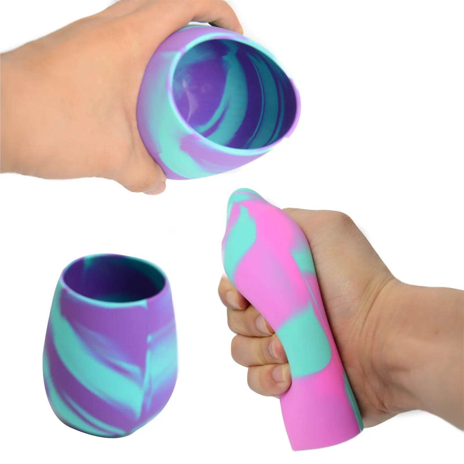 12oz Eggshell-Shaped Silicone Cup 3