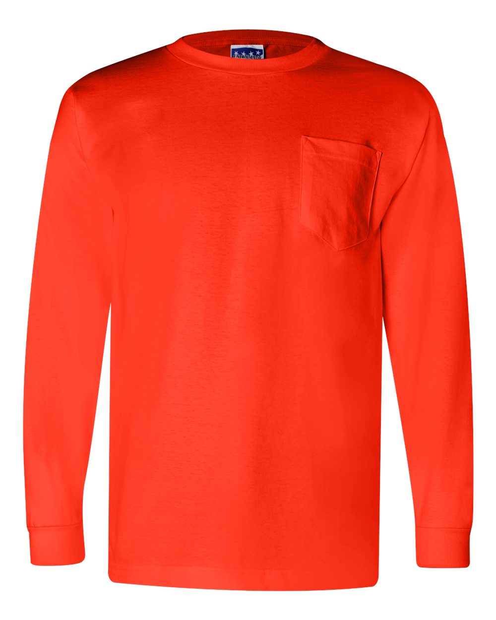 Unisex Union-Made Long Sleeve Pocket T-Shirt - 3055 23