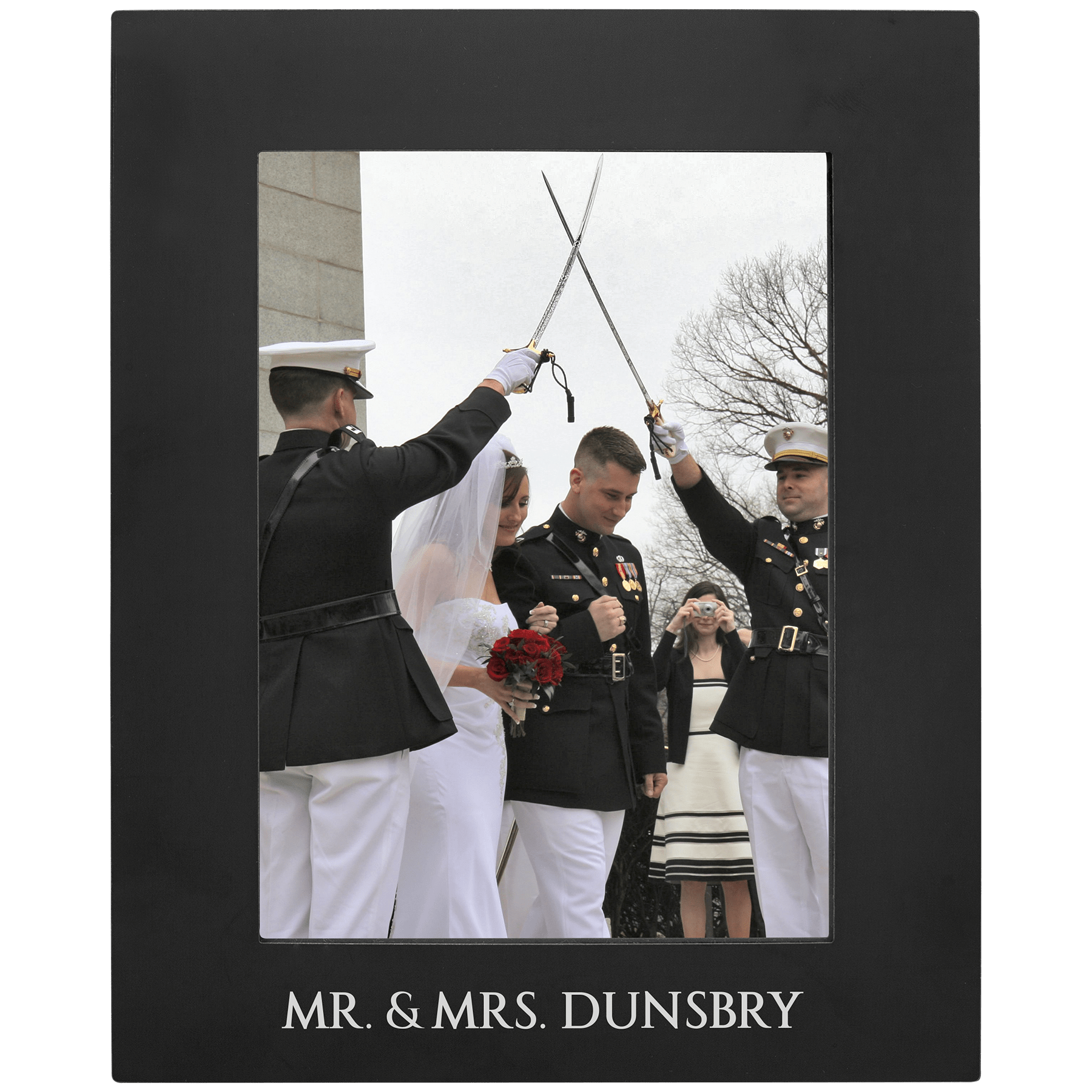 5" x 7" Black Aluminum Photo Frame 2
