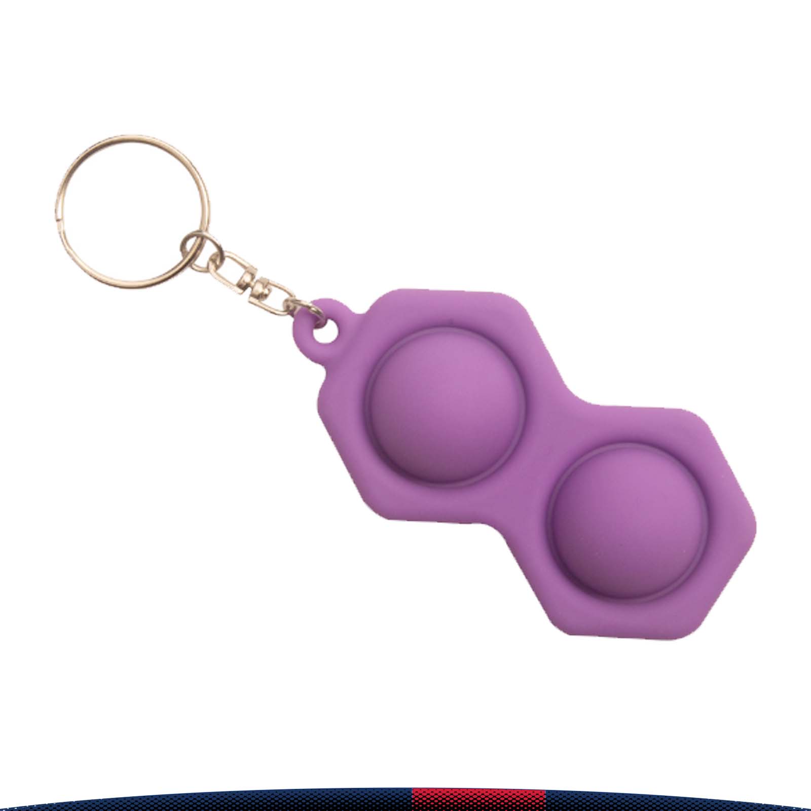 Panic Push Pop Bubble Keychain 6