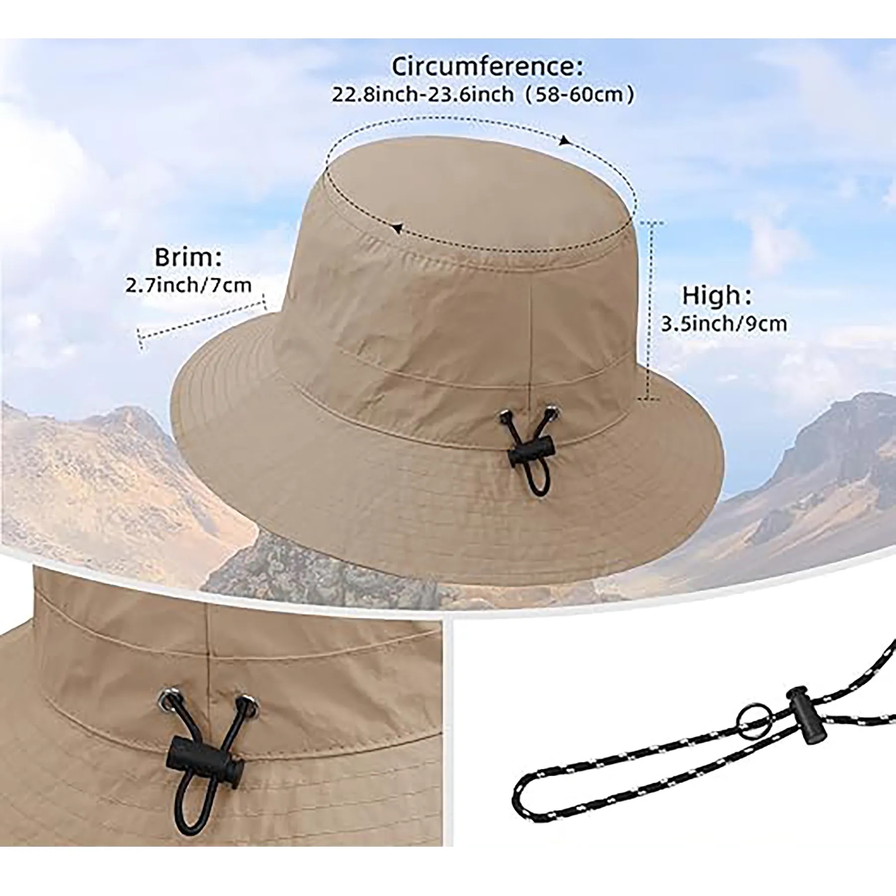Waterproof Bucket Hat for Women 1