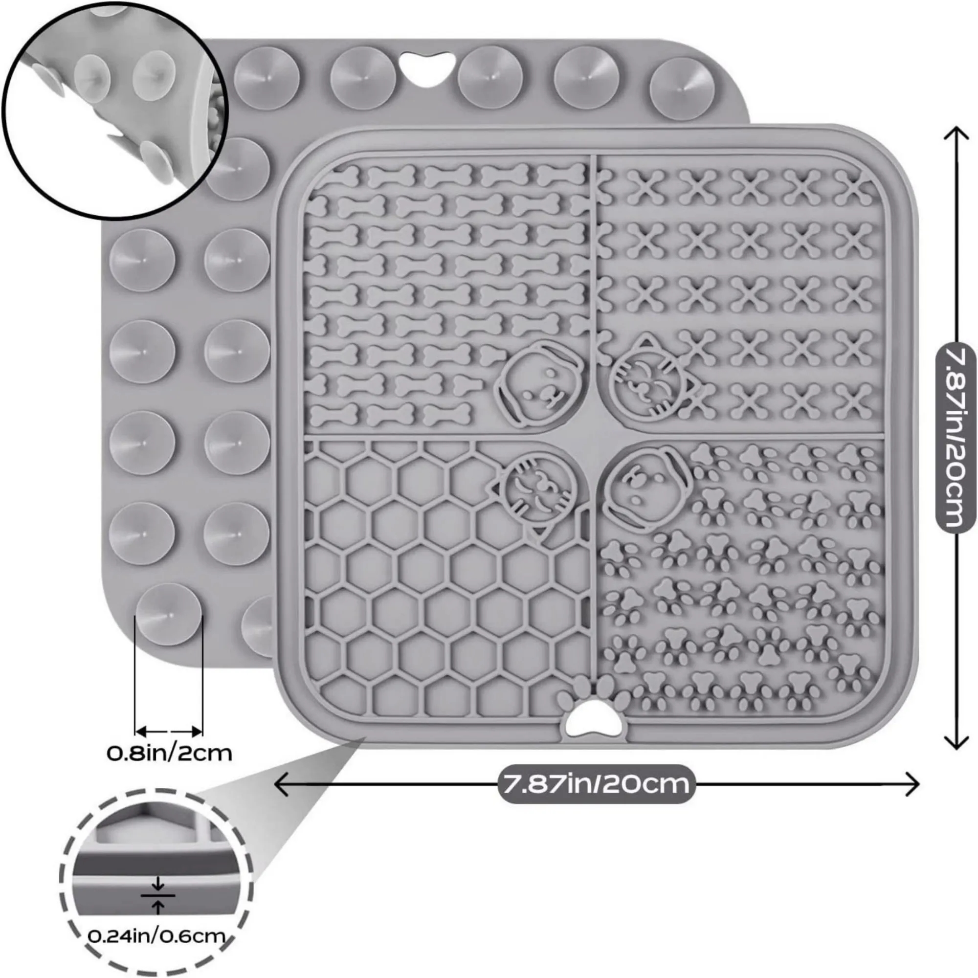 Pet Peanut Butter Licking Mat 2