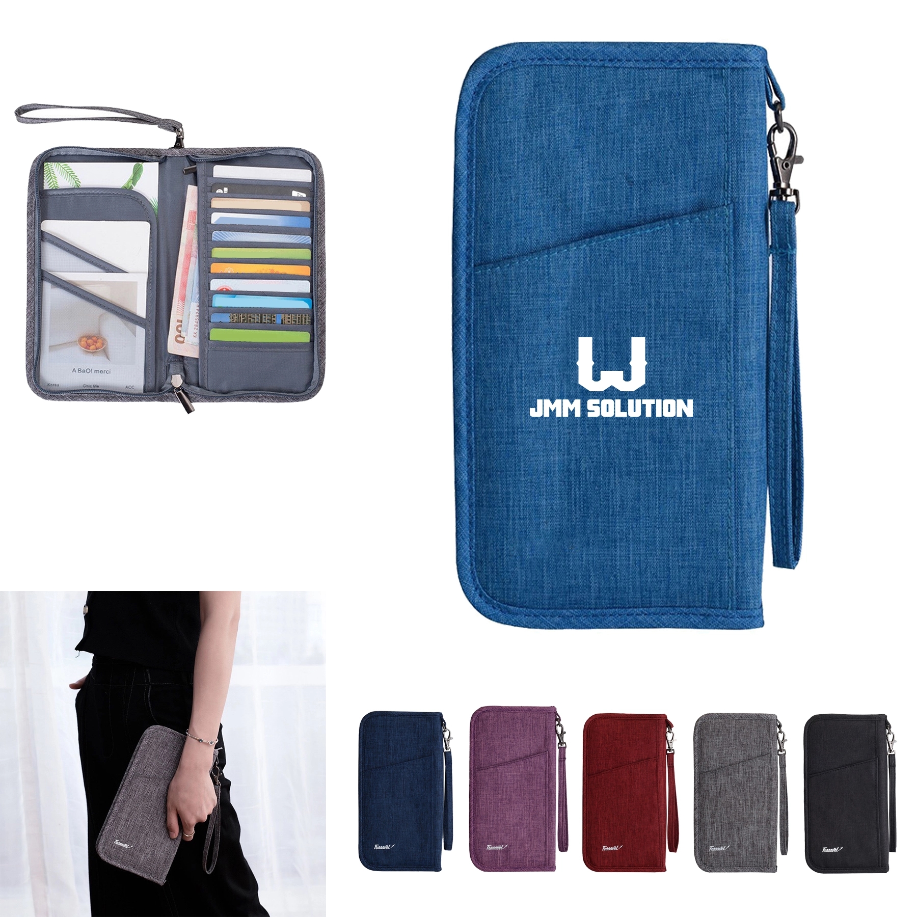 RFID Blocking Family Passport Holder 2