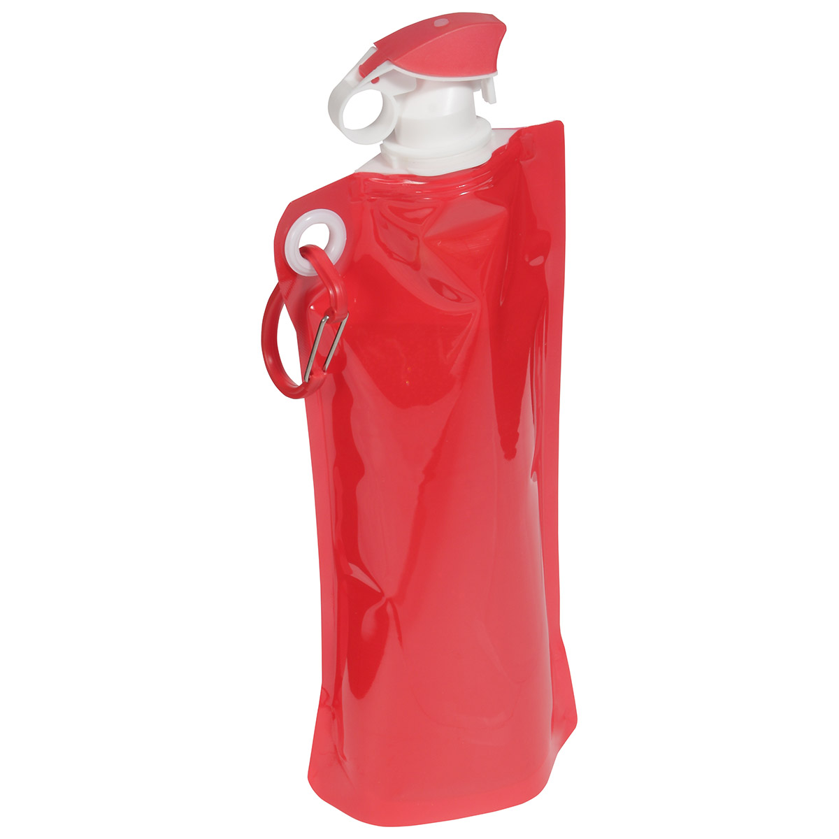 Flip Top Foldable Water Bottle with Carabiner 21
