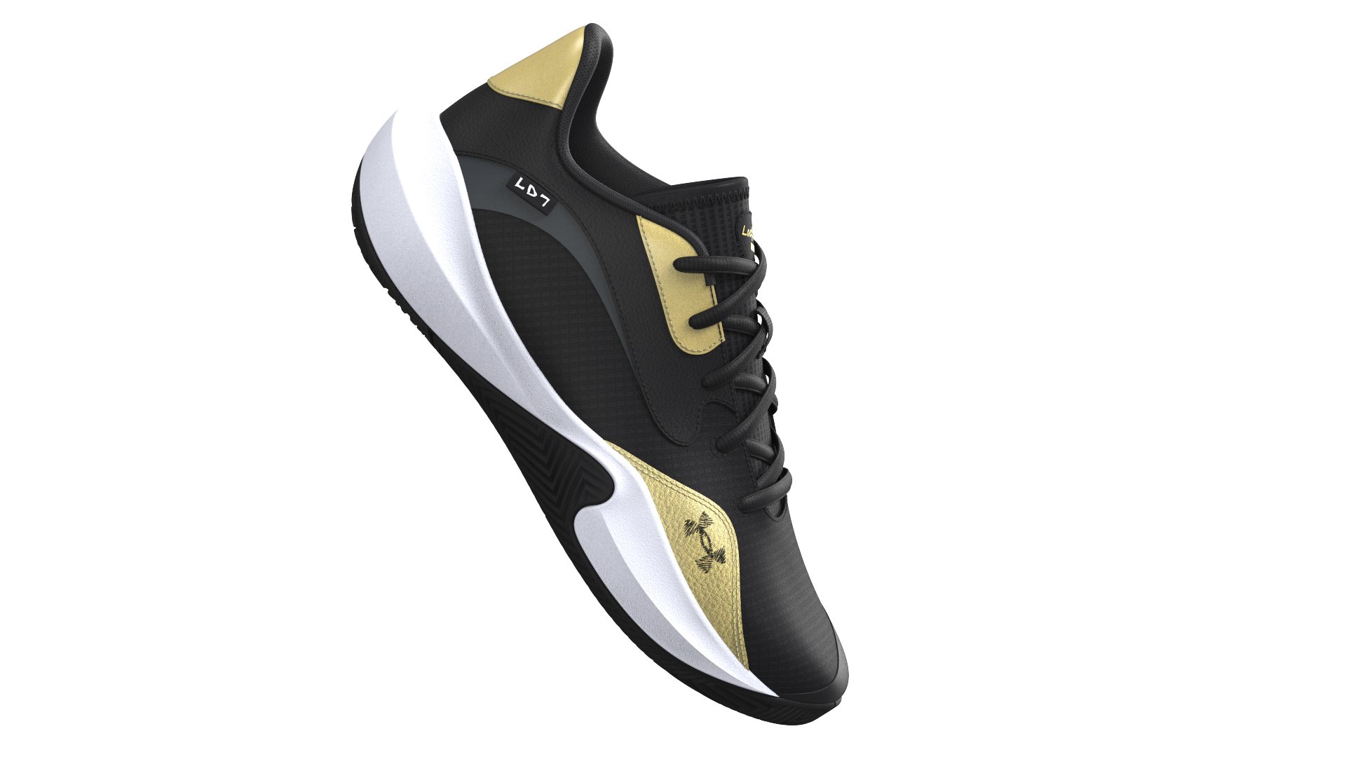 UA Lockdown 7 Low Unisex Basketball Shoes 2