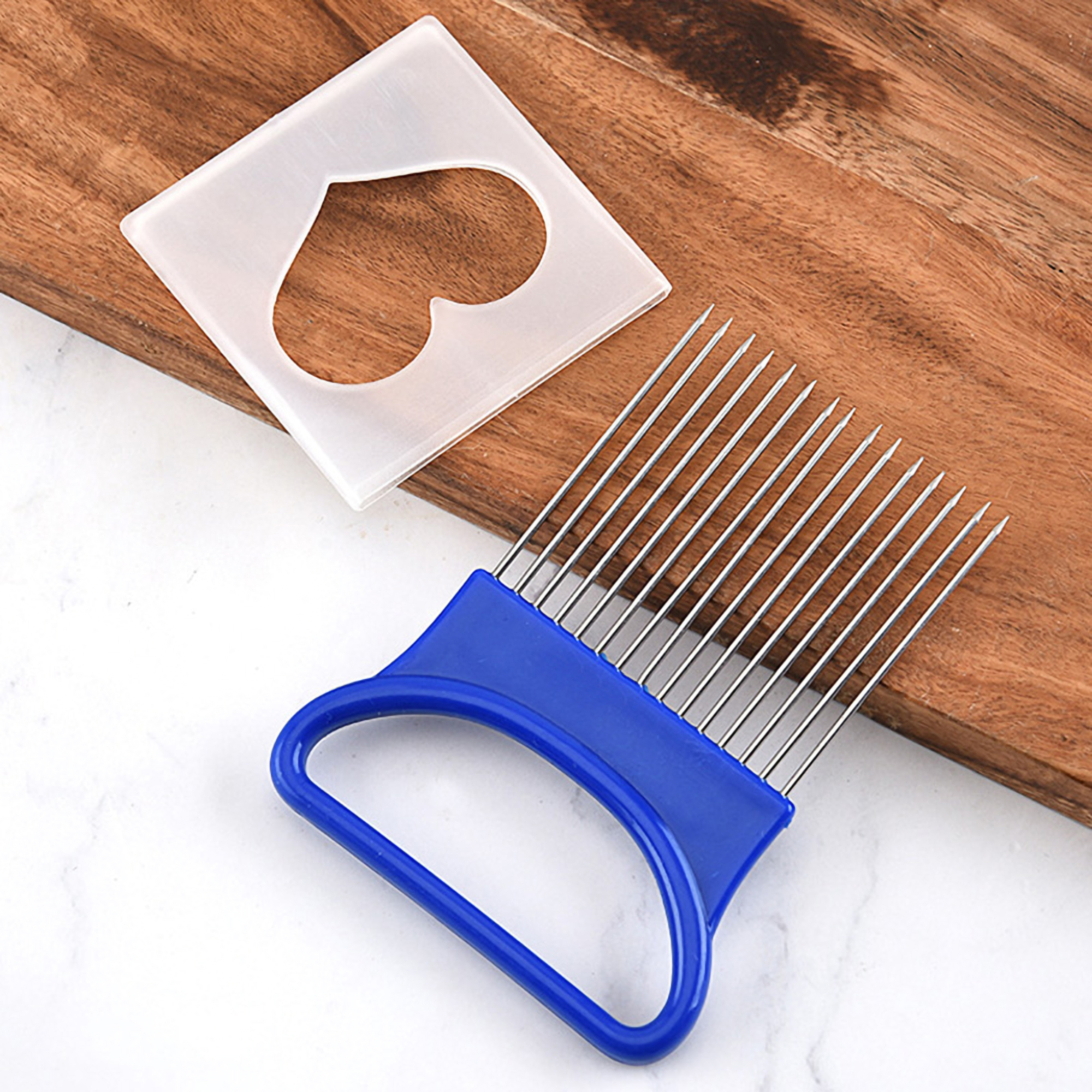 Stainless Steel Onion Slicer Holder Fork 4