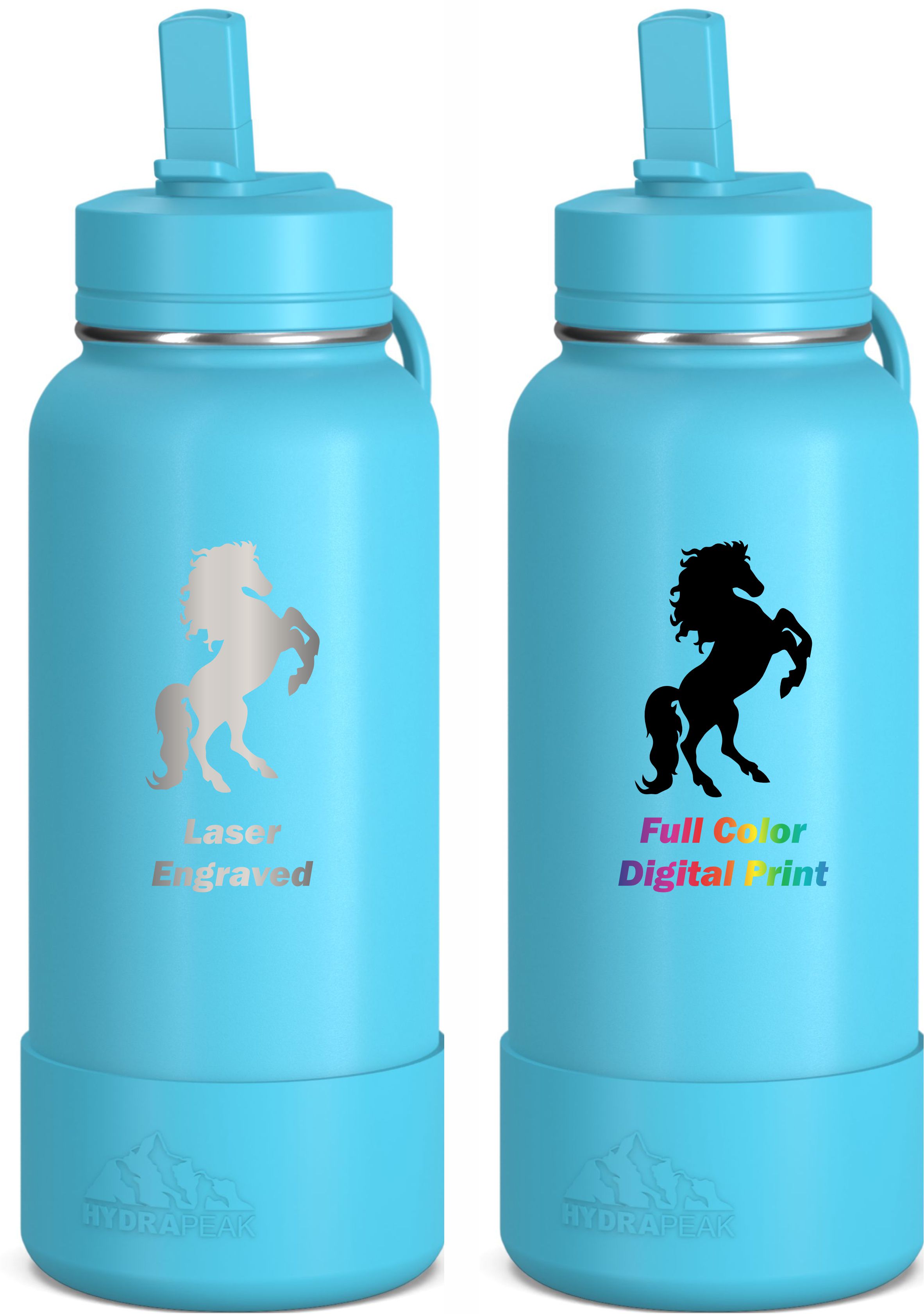 32 oz Hydrapeak Sport Straw Water Bottle LIFETIME WARRANTY!