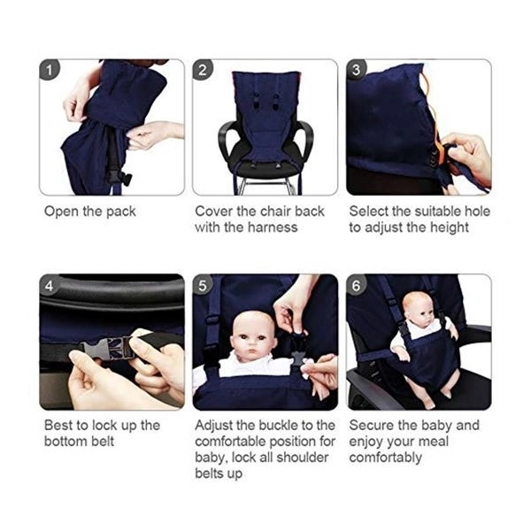 Portable Travel Safety Seat Chair Cover for Infant Feeding 4