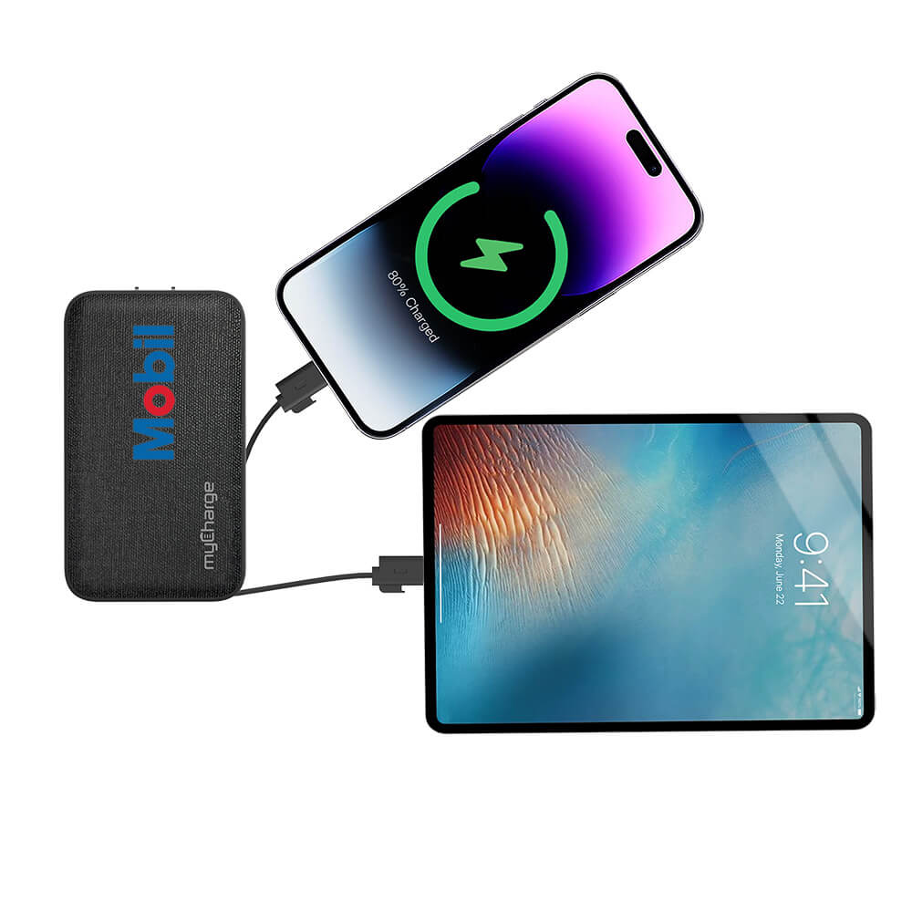 myCharge Powerhub Plus 6,000mAh Everything Built in Portable Charger 8