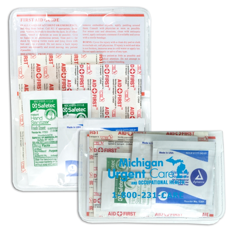 "MESS-NO-MORE XL" 10 Piece Stay Clean First Aid Kit 6