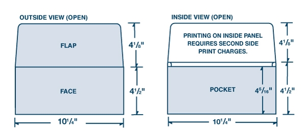 Wallet Style Document Folders Printed with Your Custom Design 2