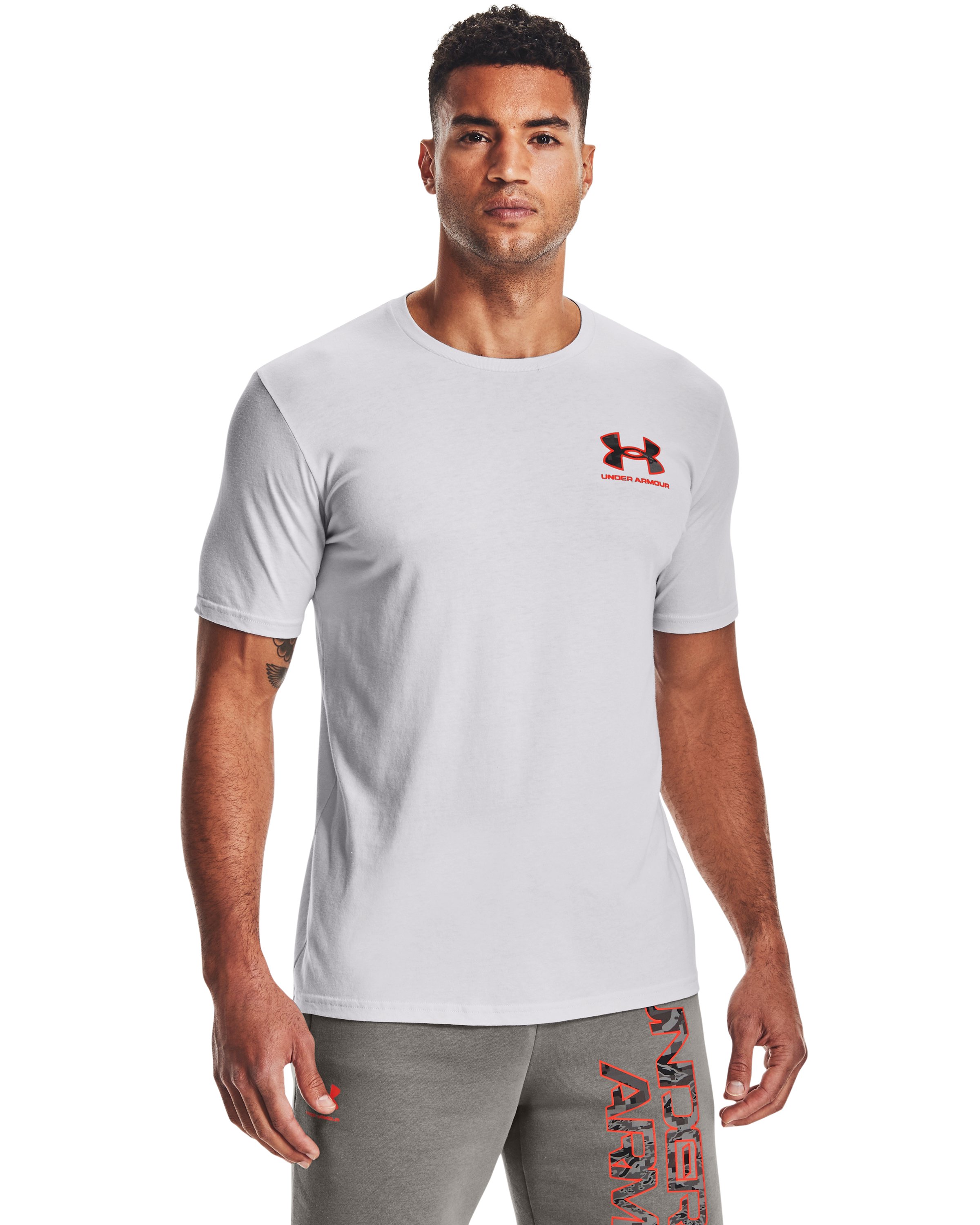 UA ABC Camo Fill Wordmark Men's Short Sleeve 8