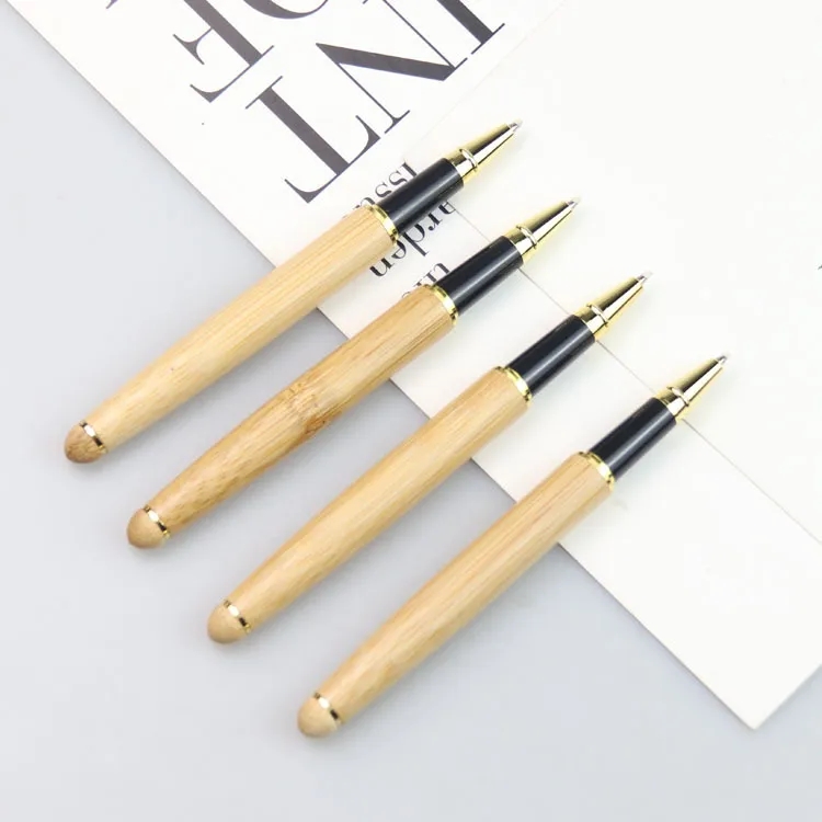 Eco Friendly Wooden Ballpoint Pen Pencil Set 5