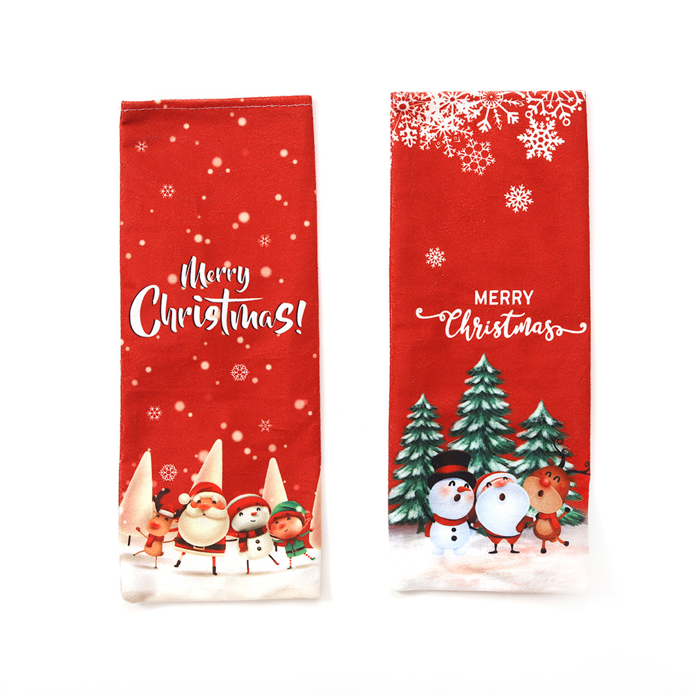 Christmas Champagne Wine Bottle Holder