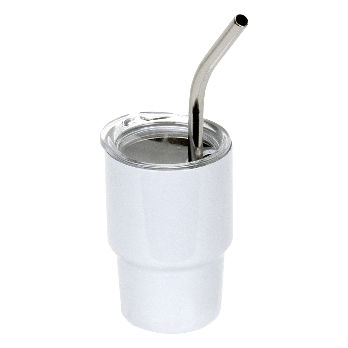 Mini Belmont 3 oz Double-Wall Stainless Steel Tumbler with Straw 11