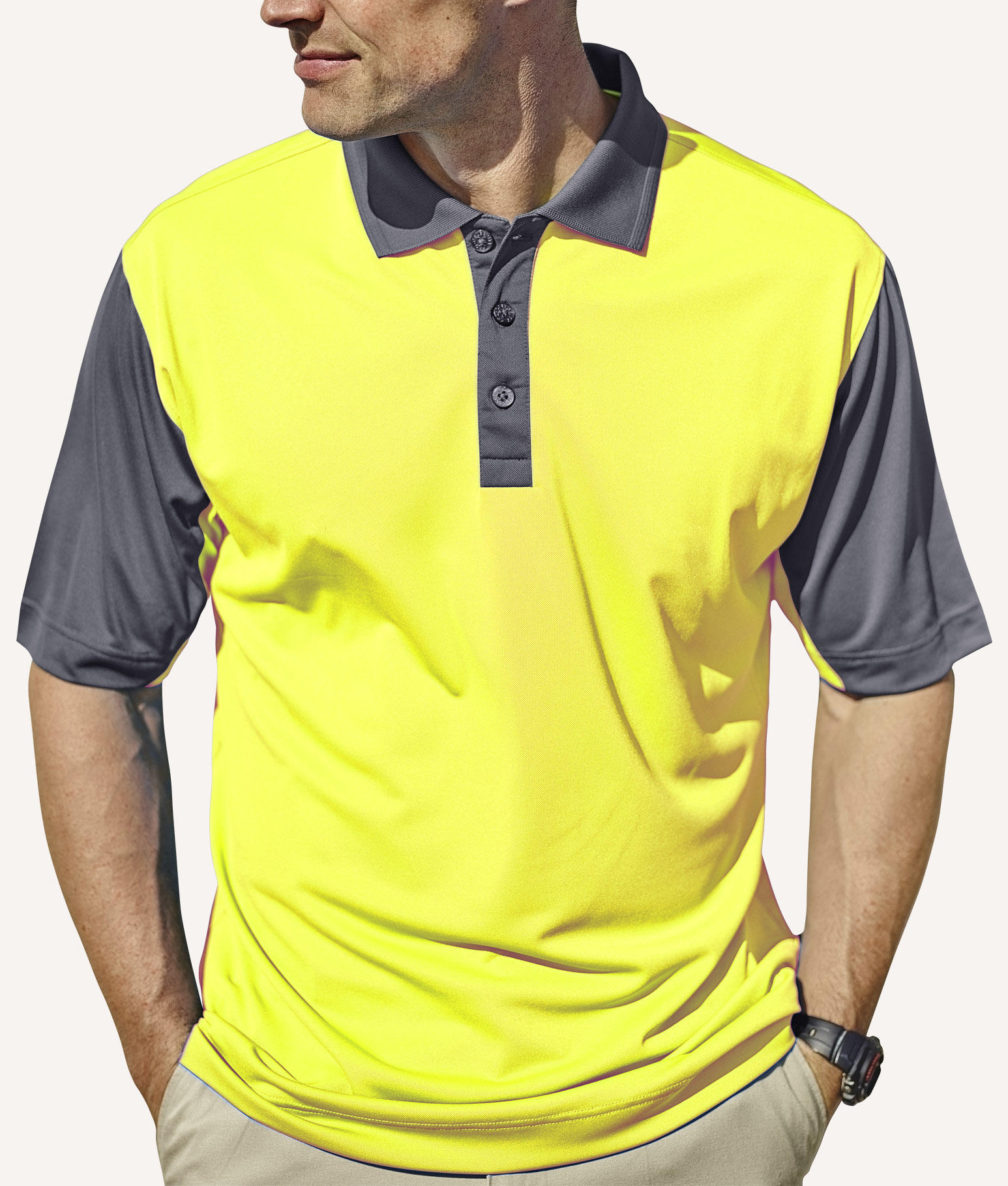 Men's Corvette Hybrid Cooler Polo Shirt 12
