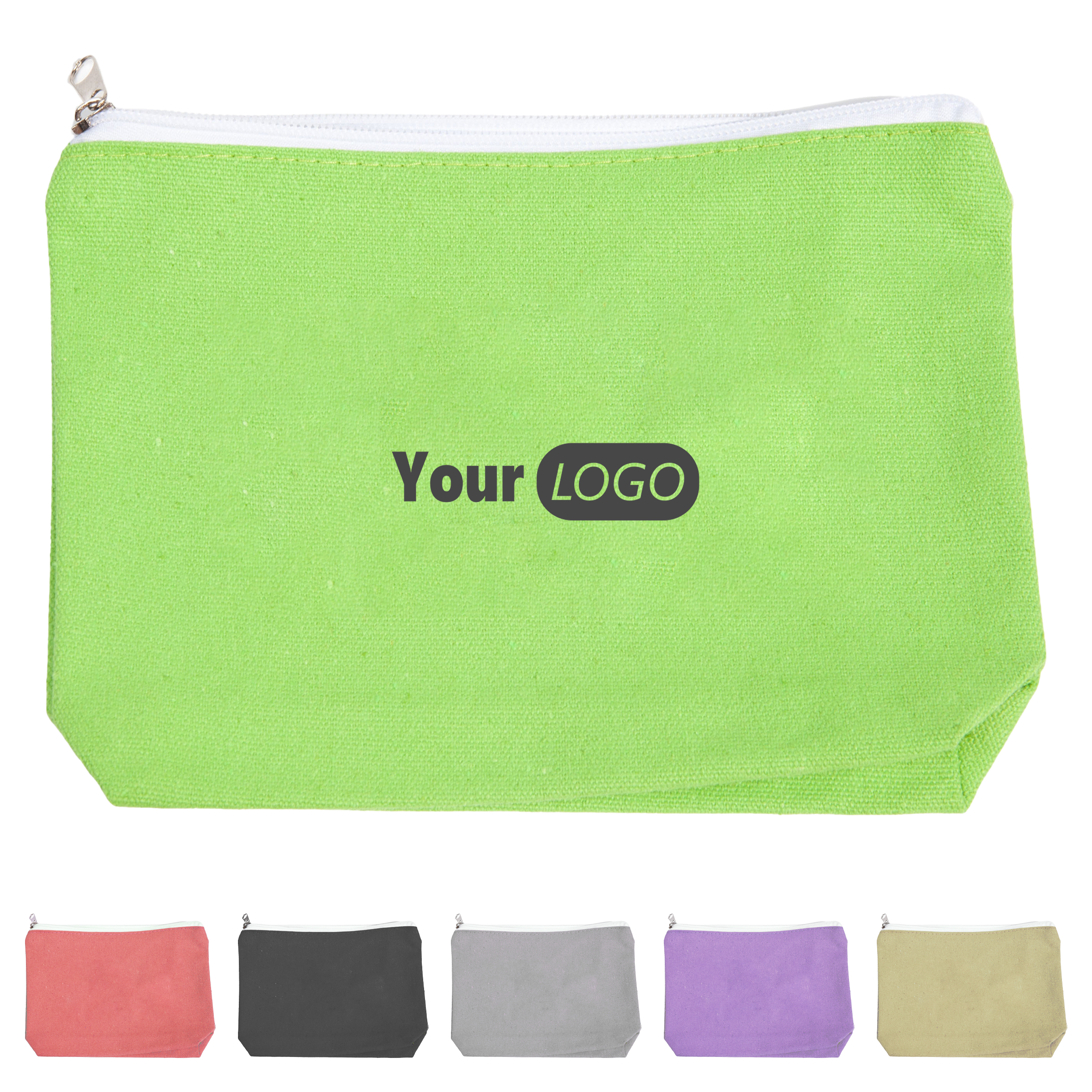 Canvas Eco-Friendly Zippered Bag For Sustainable Style And Storage 2