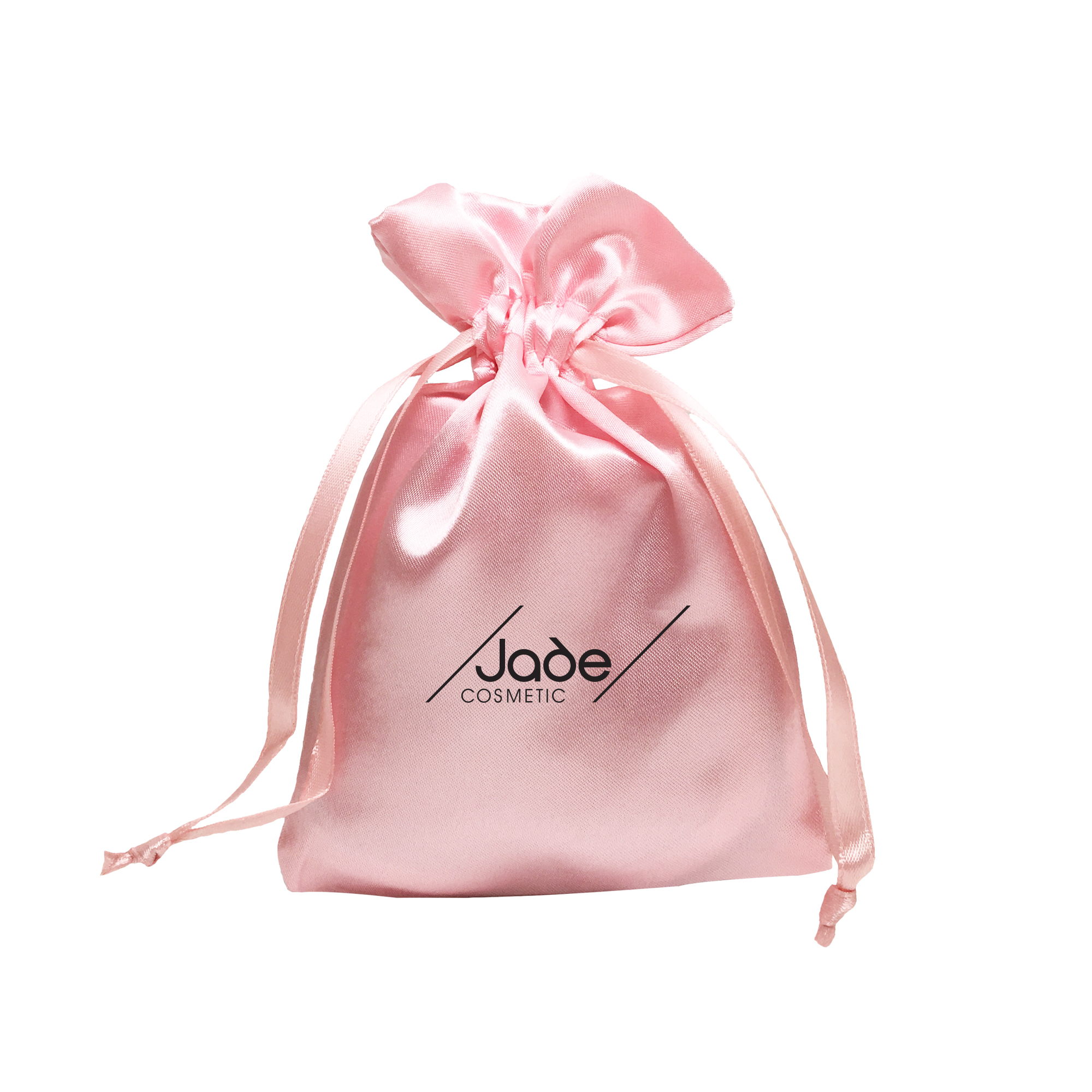 Medium Trendy Satin Drawstring Pouch 8