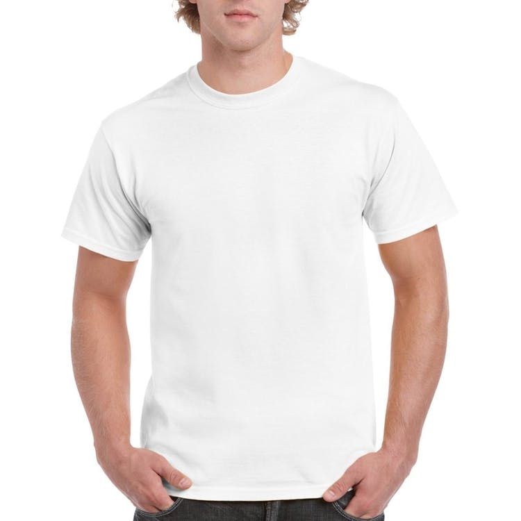Irregular Gildan T-Shirts - White 2X 1